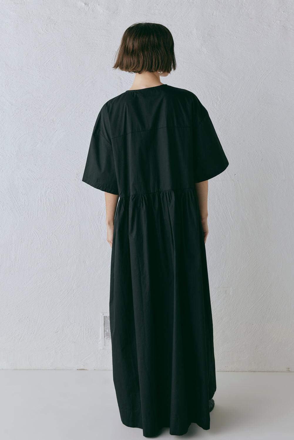 Naomi Smock Maxi Dress Black Product Image