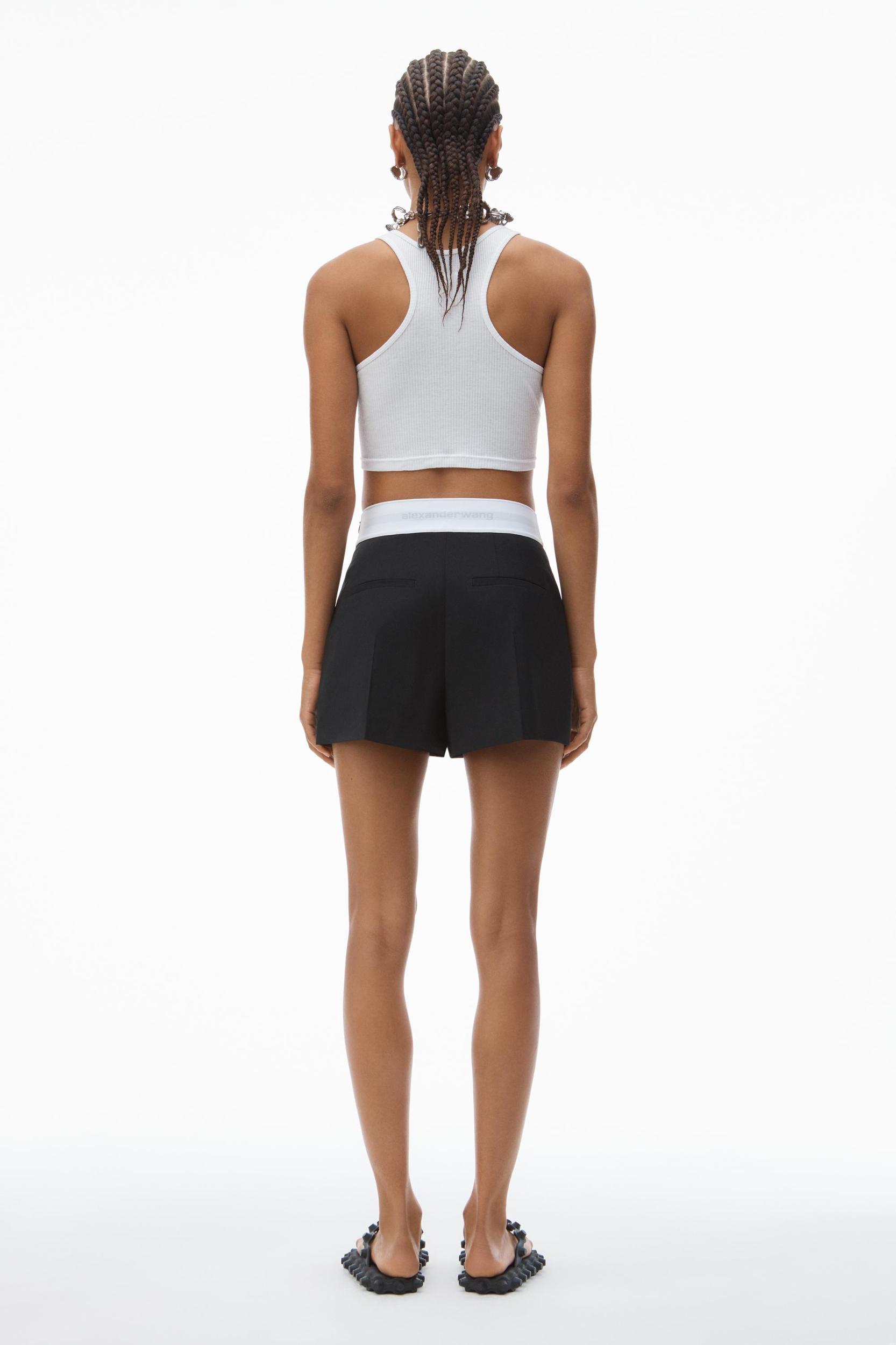 Pleated Shorts In Wool Tailoring Product Image