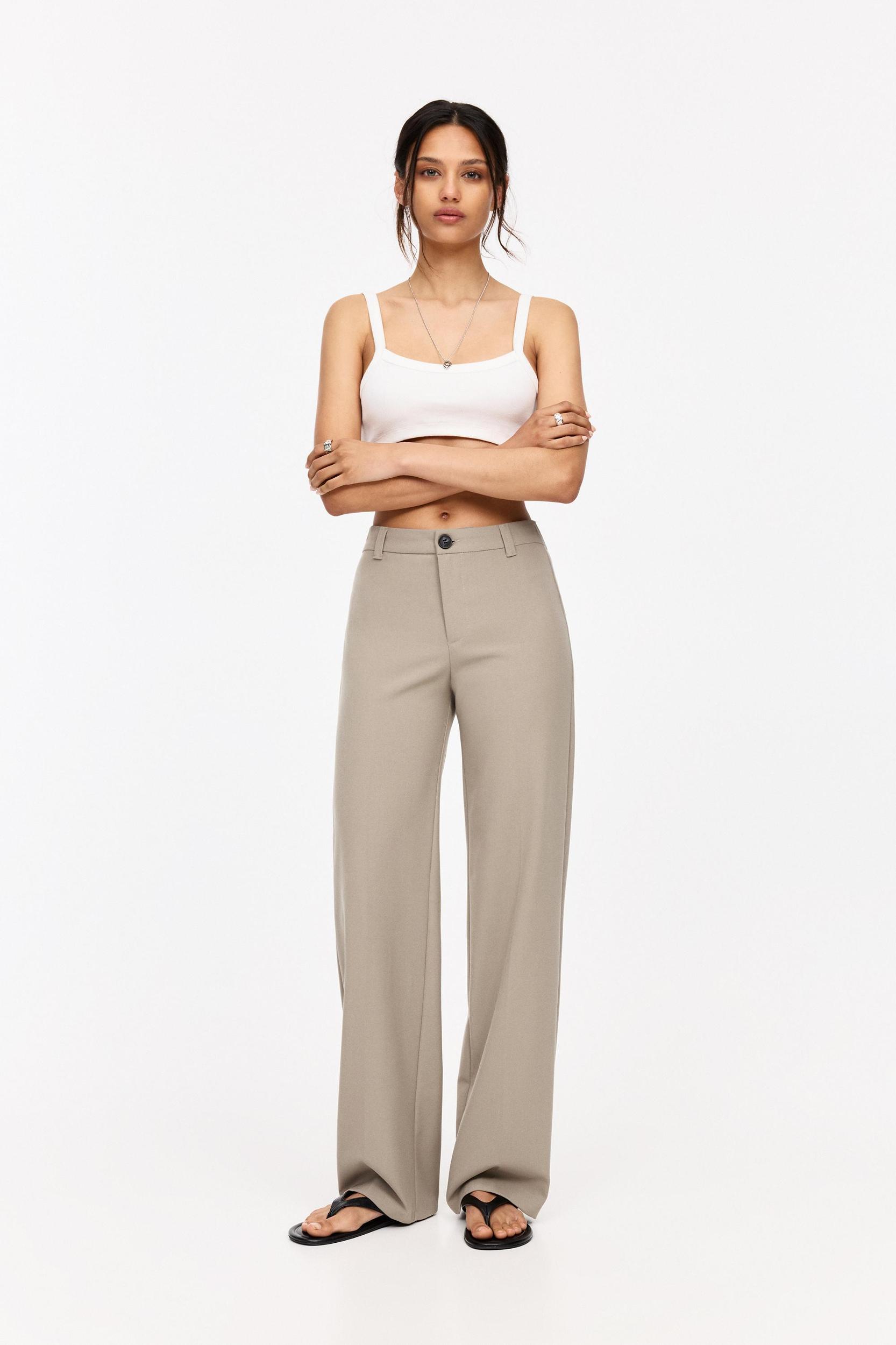 Straight-leg smart pants Product Image