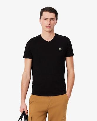 Men's Lightweight Pima Cotton V-Neck T-Shirt Product Image