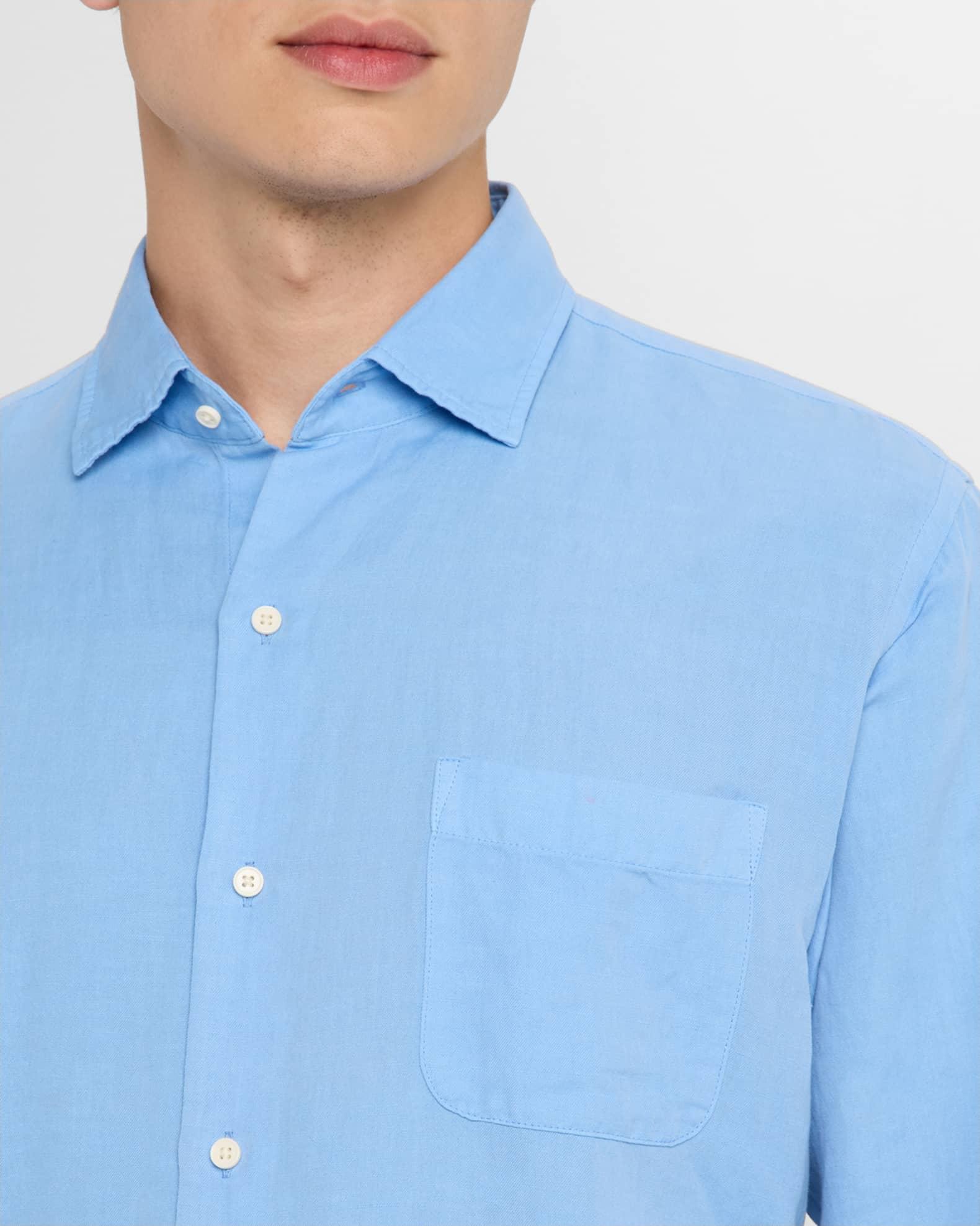 Men's Canal Linen and Cotton Sport Shirt Product Image