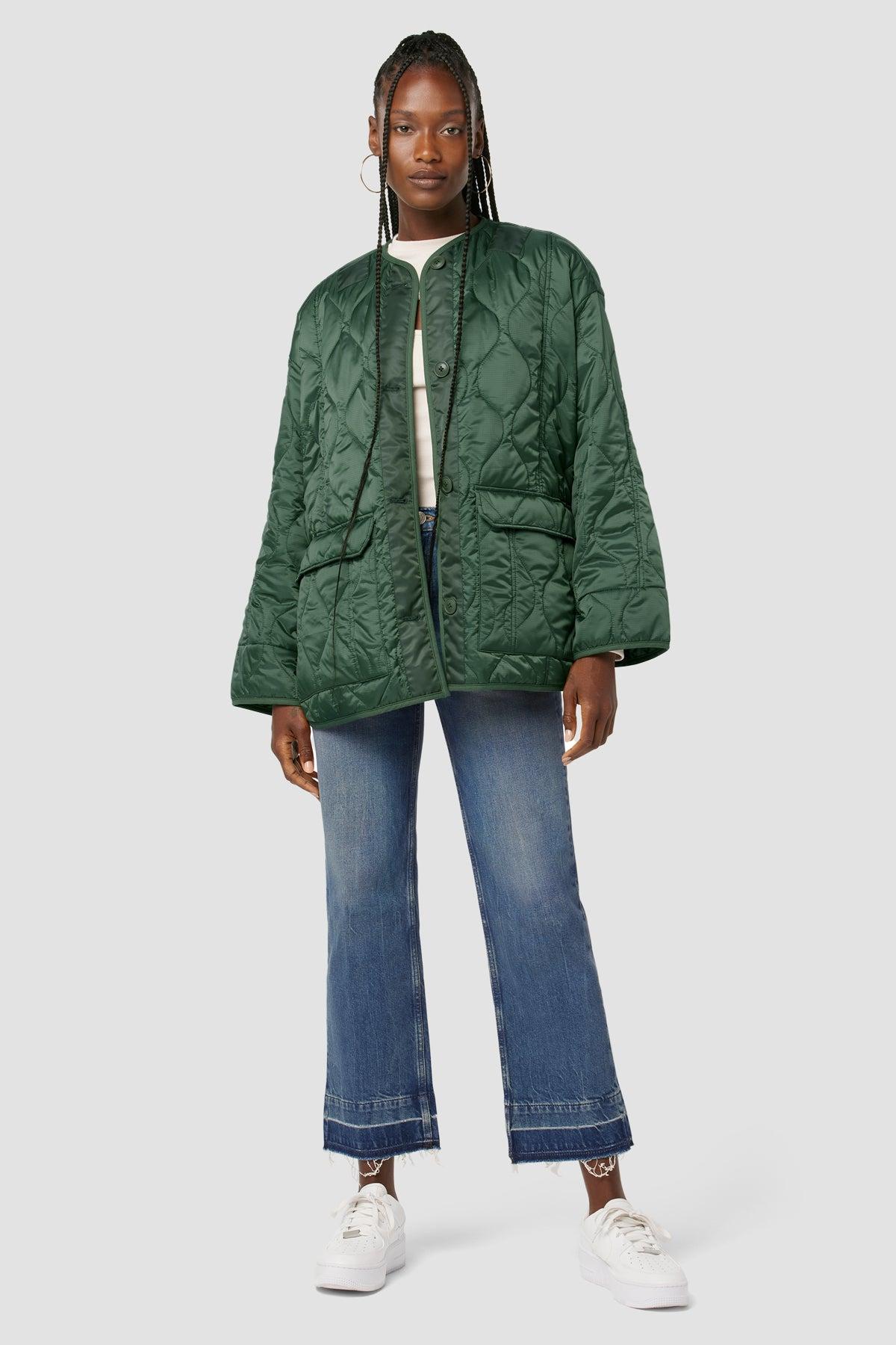 Oversized Quilted Jacket Female Product Image