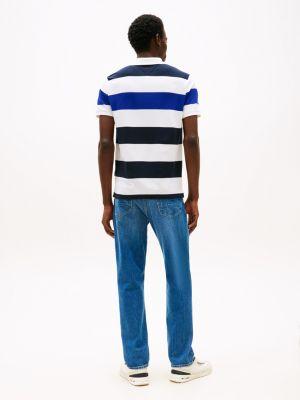 Regular Fit Block Stripe Polo Product Image