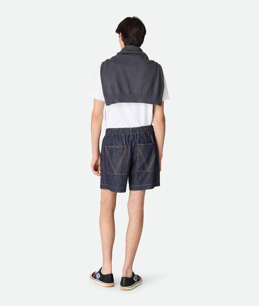 Men's Rinsed Indigo Denim Shorts in Indigo Product Image