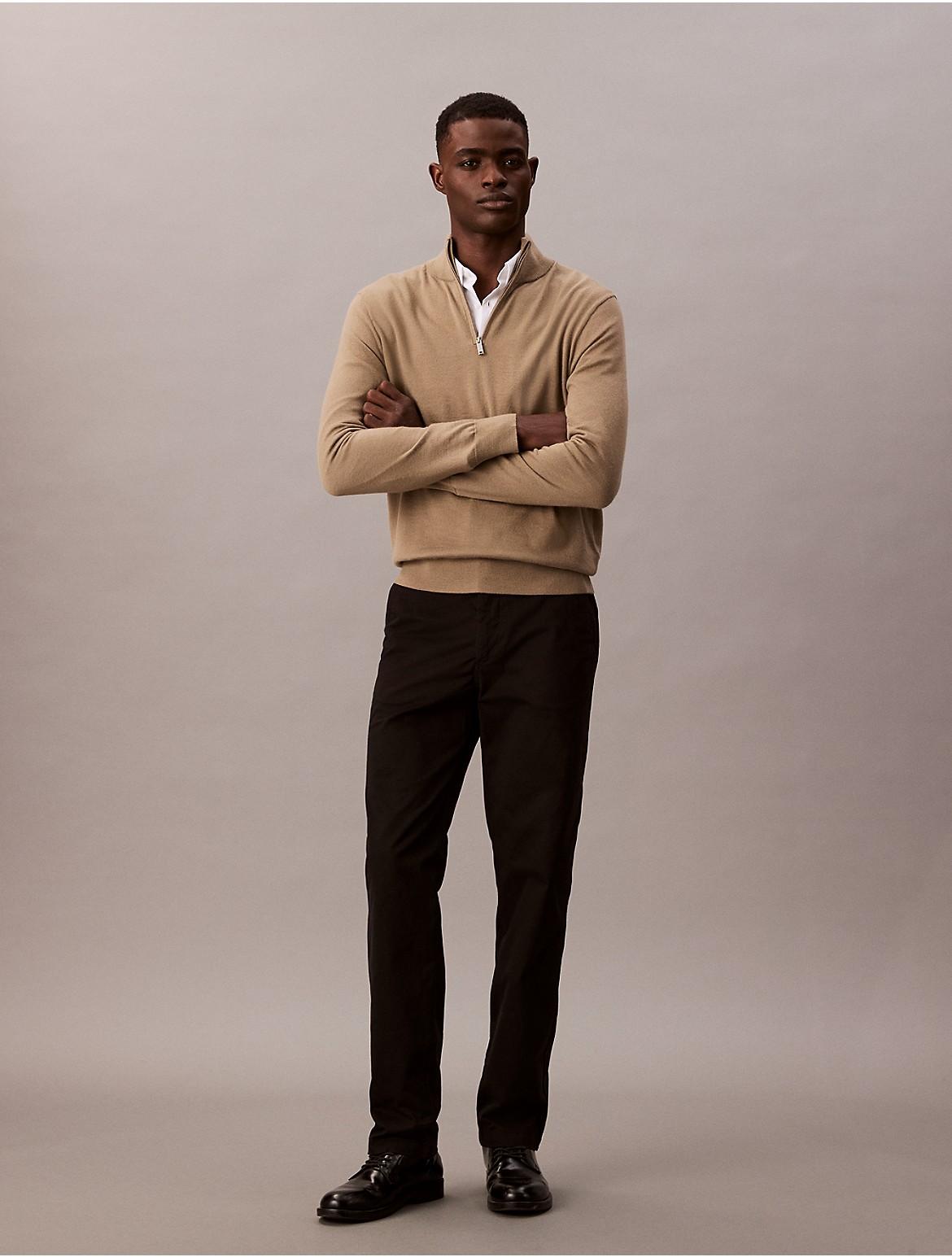 Calvin Klein Mens Standard Straight Chino Pants - Brown Product Image