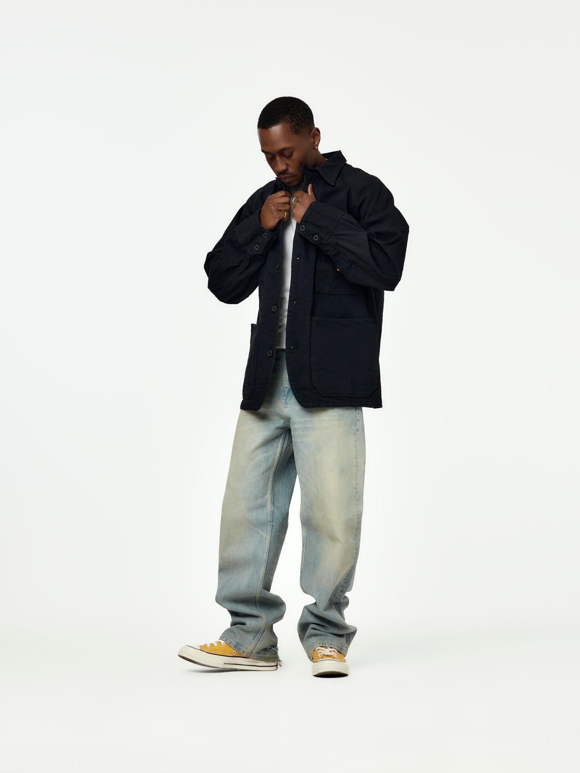 10oz BLKxBLK Denim CACTUS Coverall Product Image