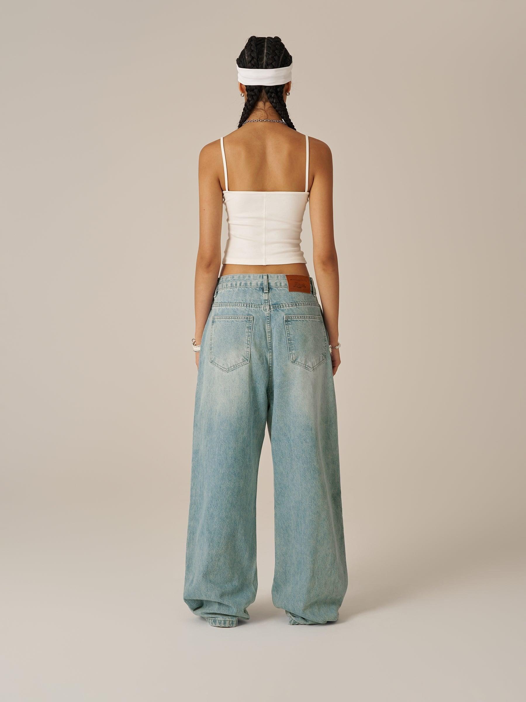 Aelfric Eden Baggy Basic Jeans Product Image