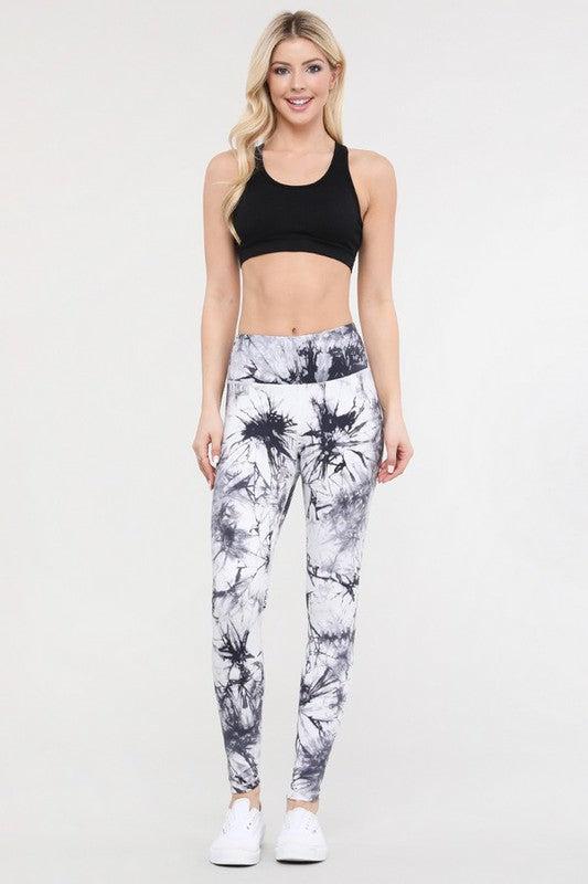 Active Buttery Soft Tye Dye Workout Leggings Product Image