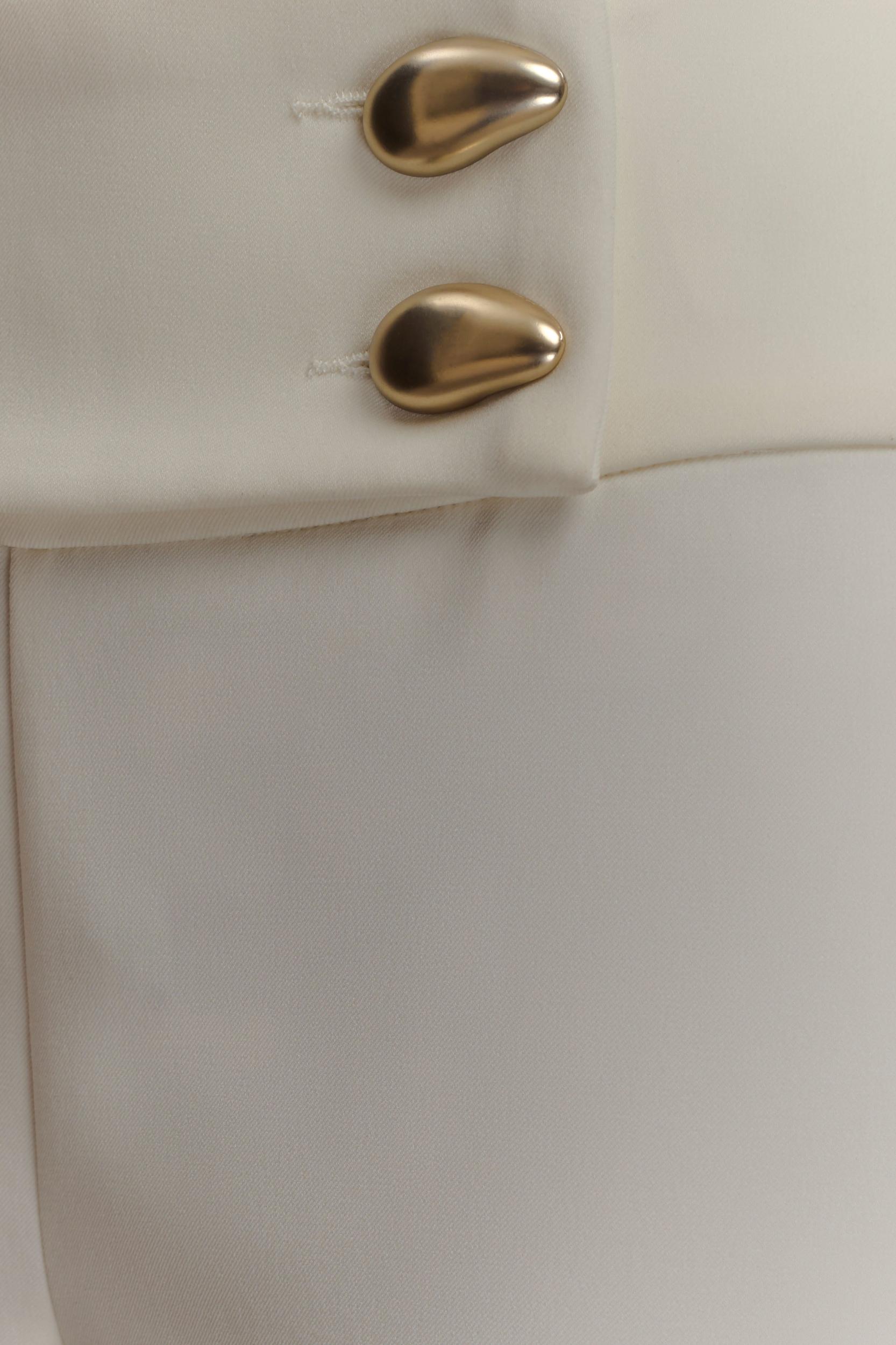 Lindie Straight Leg Suiting Pants - Ivory Product Image