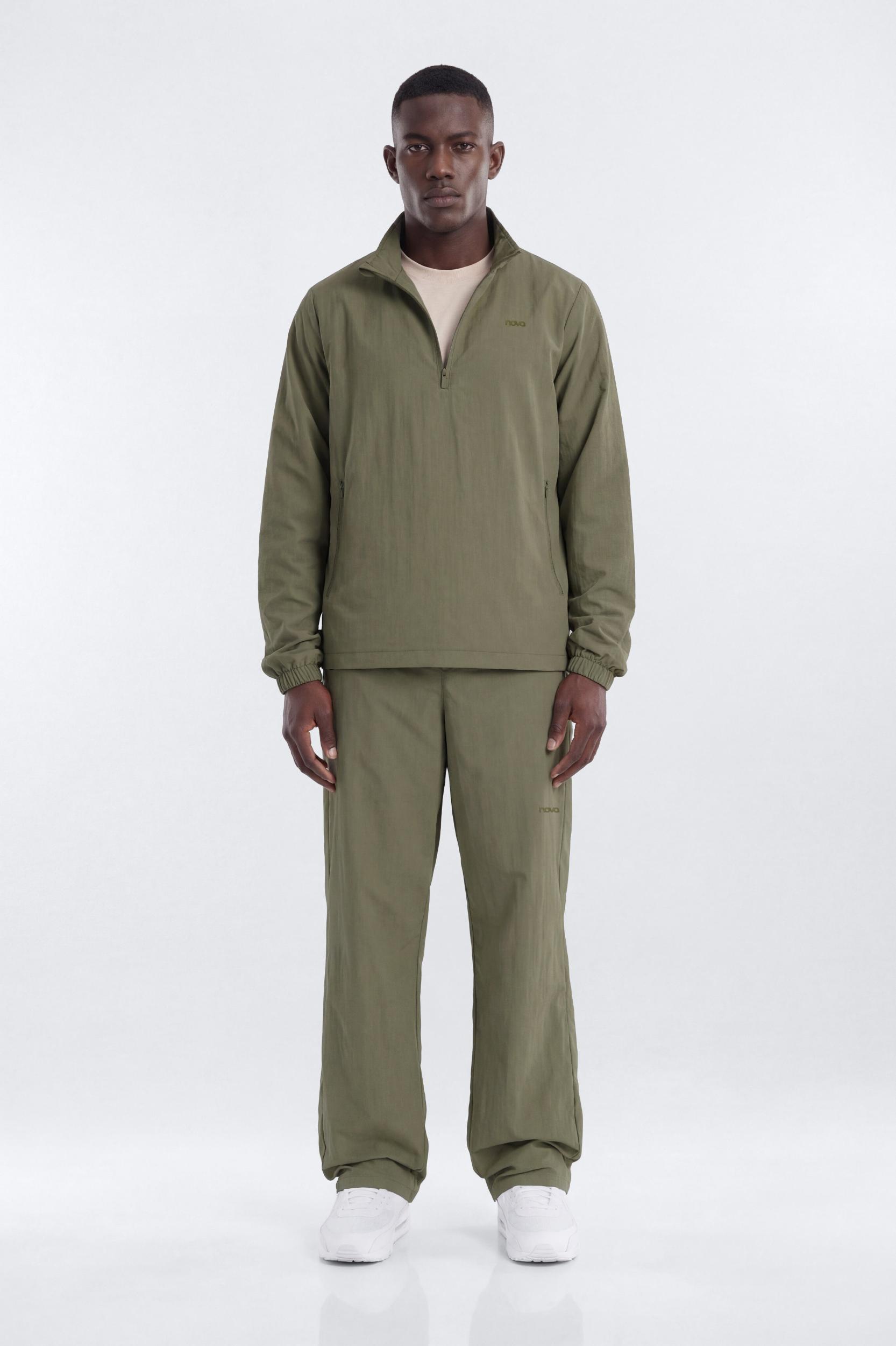 CoreNylon Hooded Full Zip Jacket - Moss Male Product Image