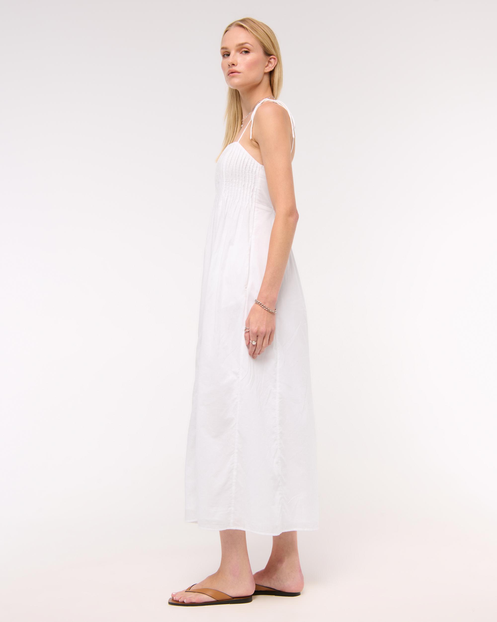 Pintuck Flowy Maxi Dress Product Image