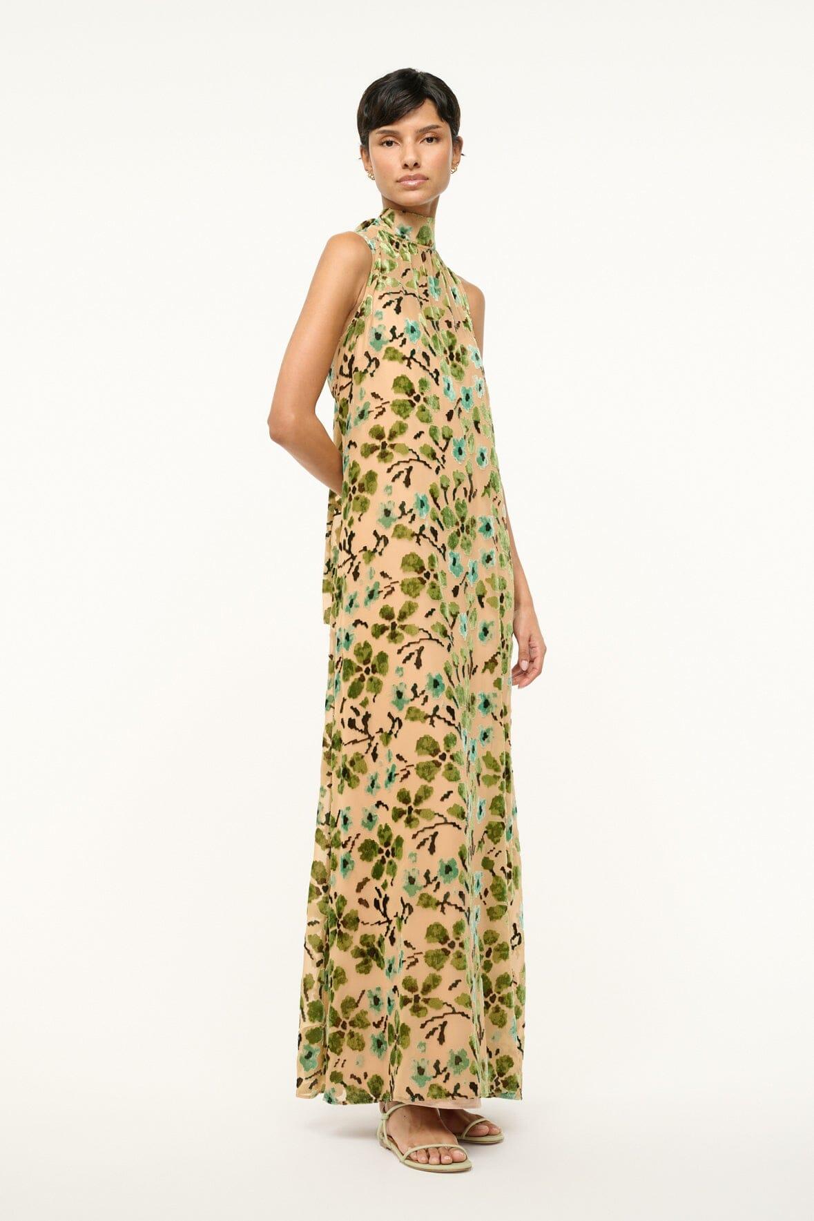 ALBEE DRESS | MOSS FLORAL TAPESTRY Product Image