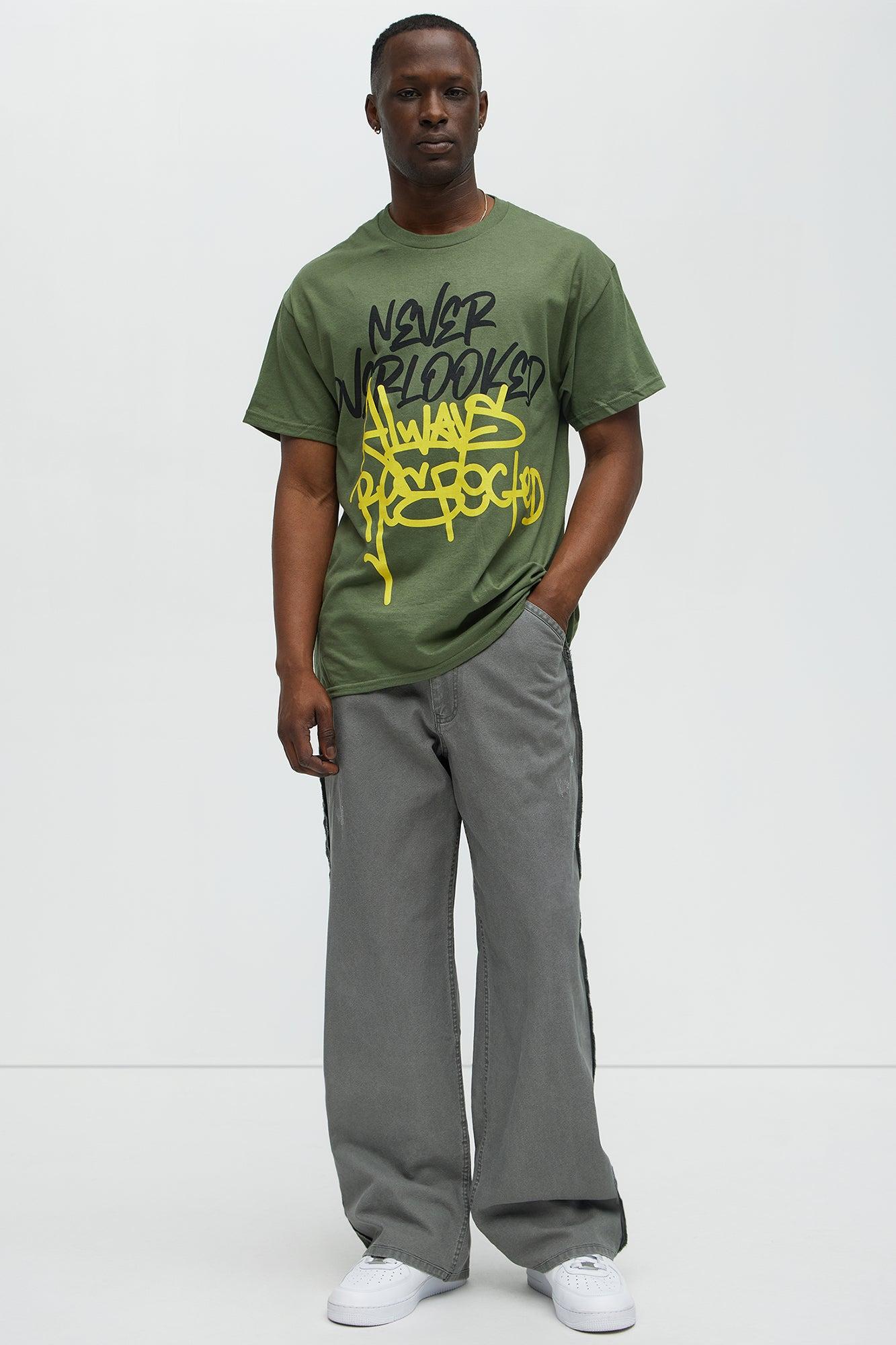 Never Overlooked Short Sleeve Tee - Olive Male Product Image