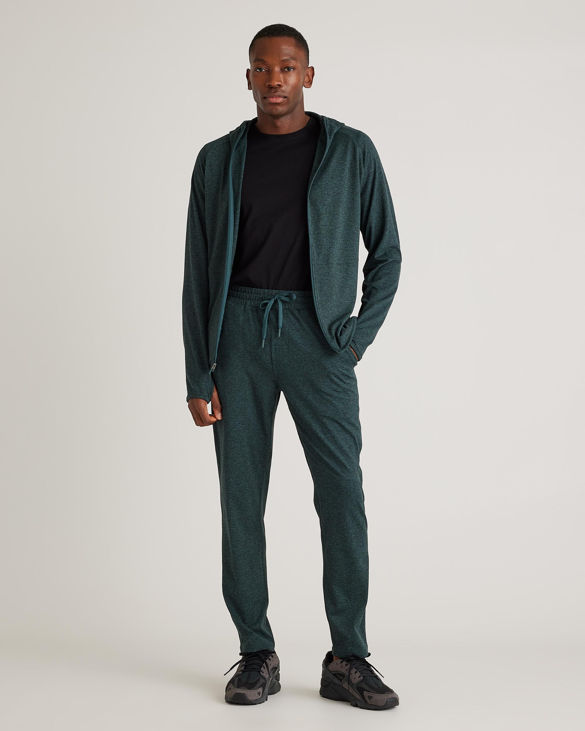 Quince | Men's Super Soft Performance Zip Hoodie Flowknit Activewear, Recycled Polyester Product Image