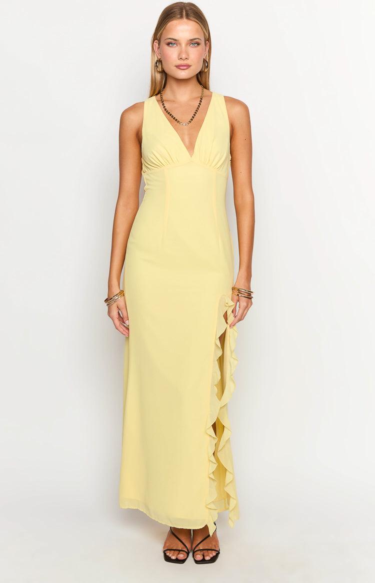 Kris Yellow Maxi Dress Product Image