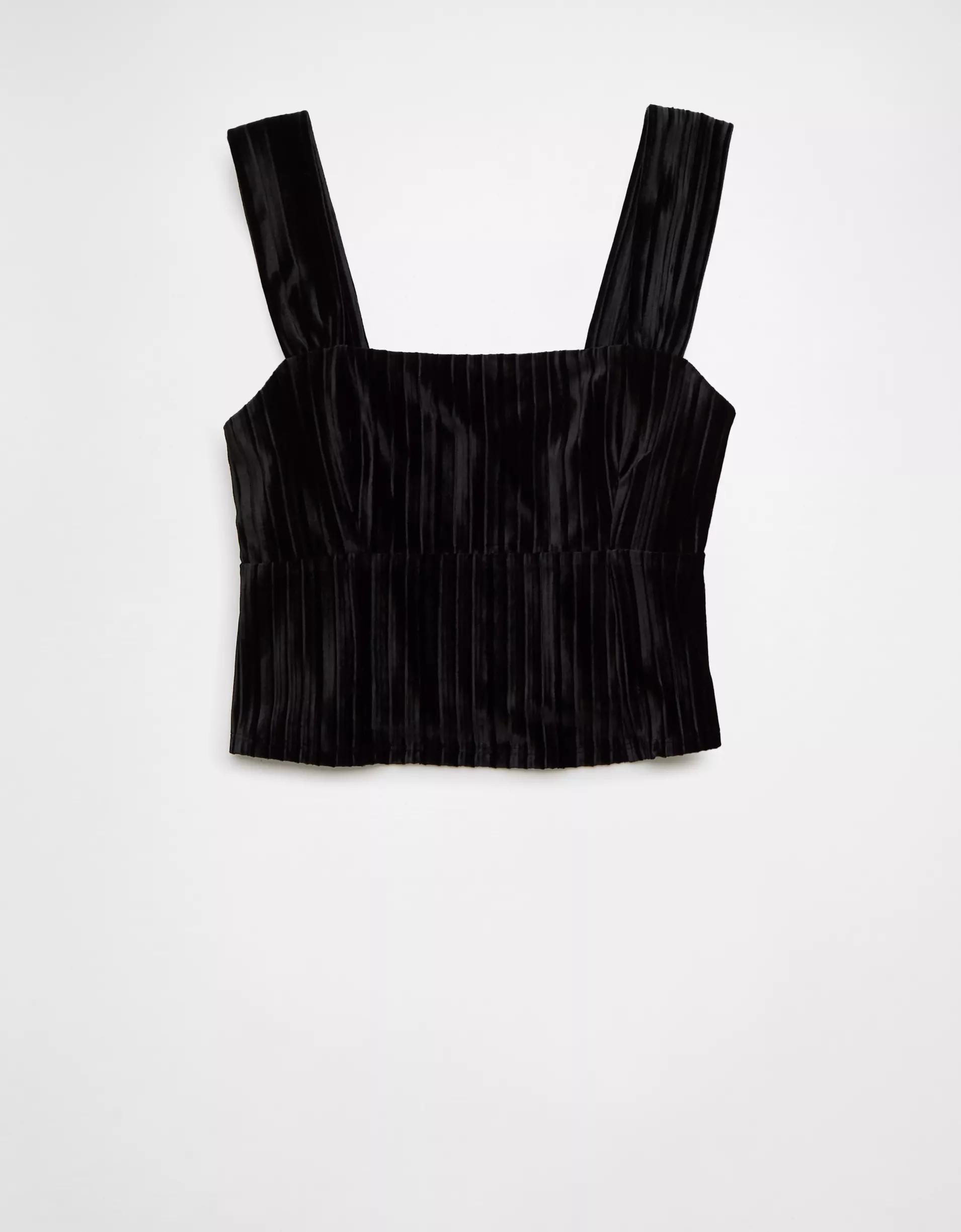AE Velvet Corset Tank Top Product Image