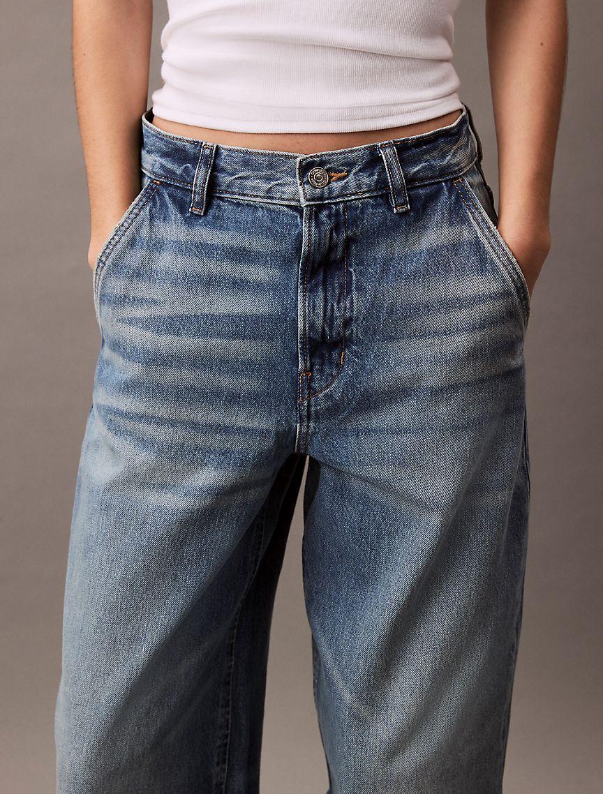 High Rise Barrel Jeans Product Image