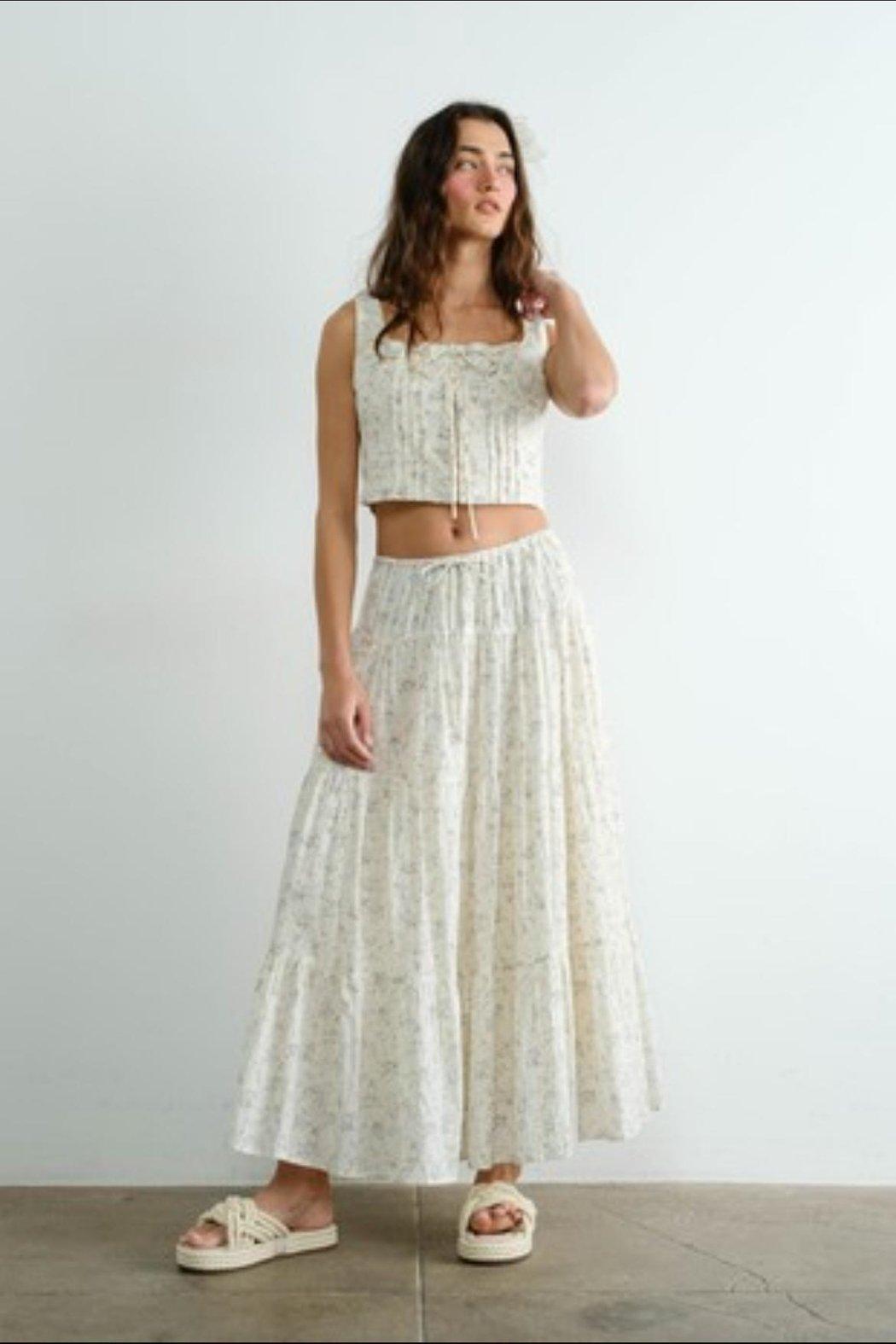 Floral Skirt Set Product Image