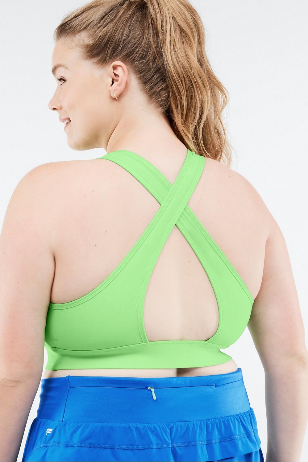 Fabletics Siena High-Impact Sports Bra Womens green Size XXS Product Image