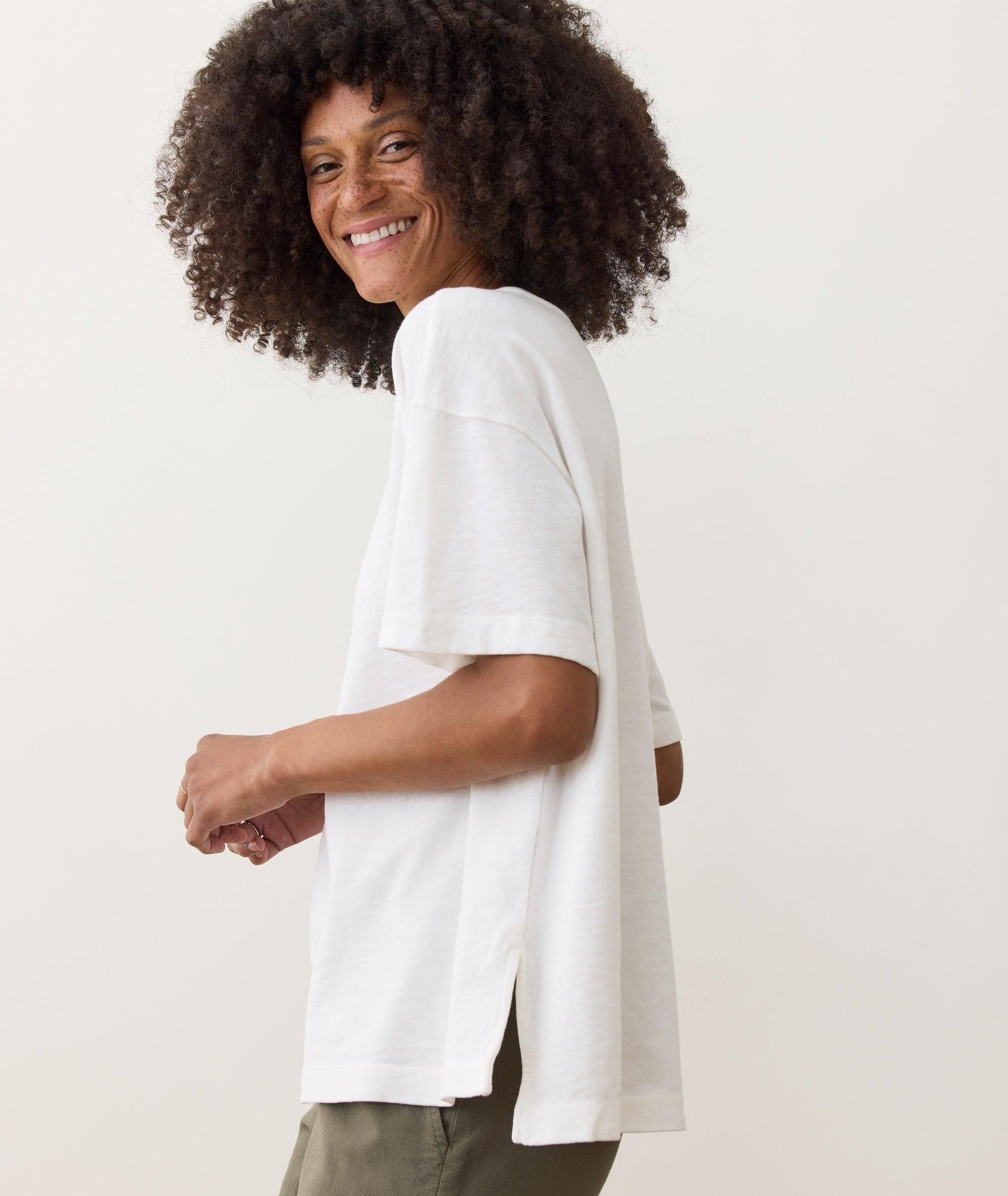Sadie Vintage Slub Oversized Tee Product Image