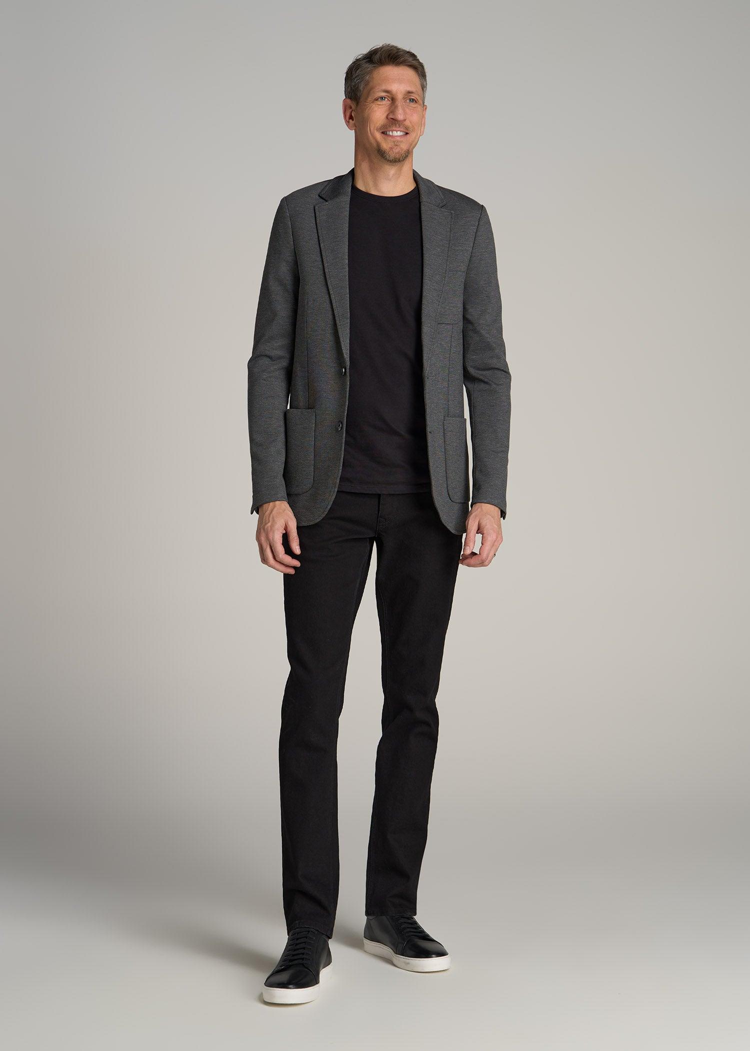 Carman TAPERED Jeans for Tall Men in True Black Male Product Image