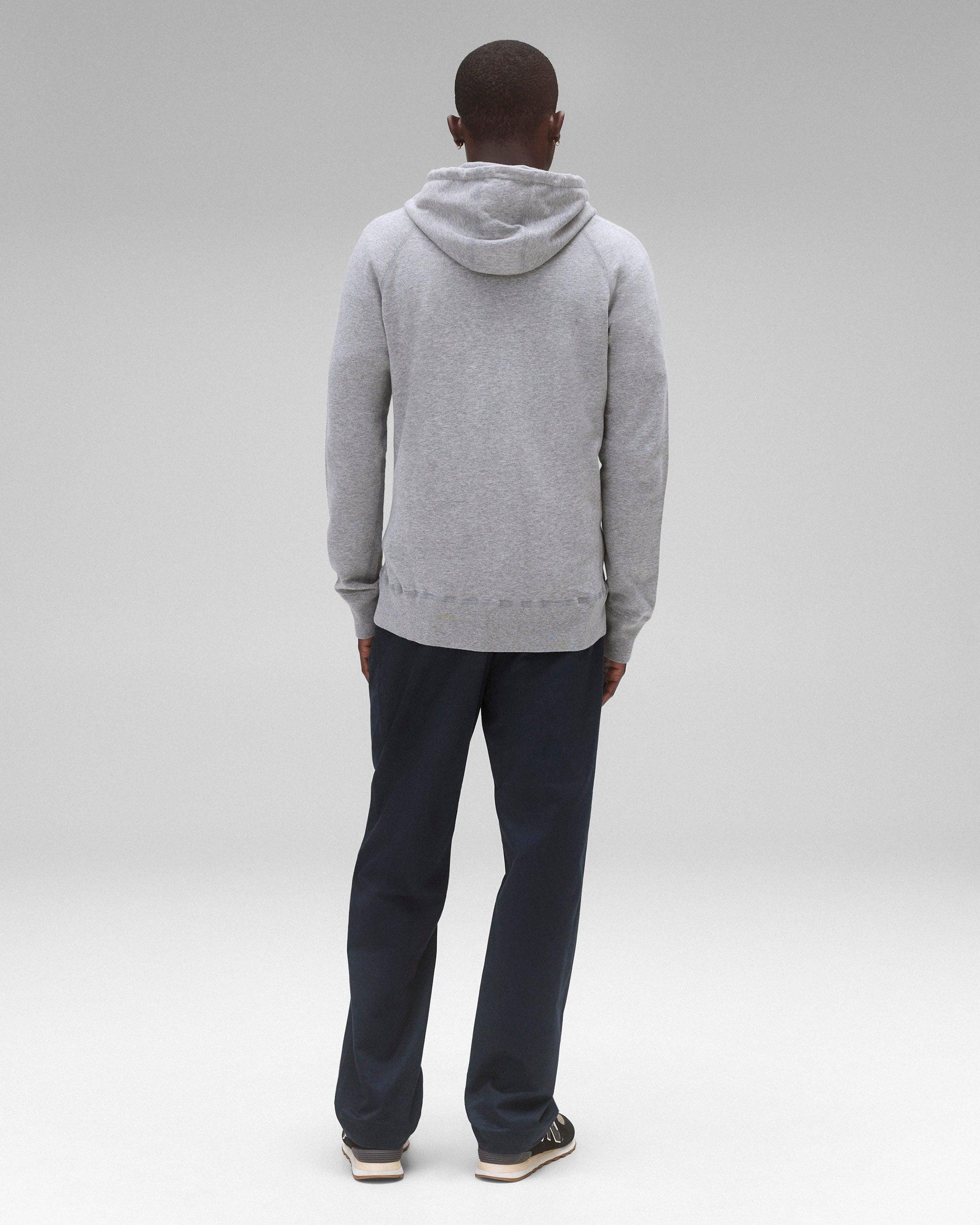 Lightweight Terry Slim Zip Hoodie - Vault Male Product Image