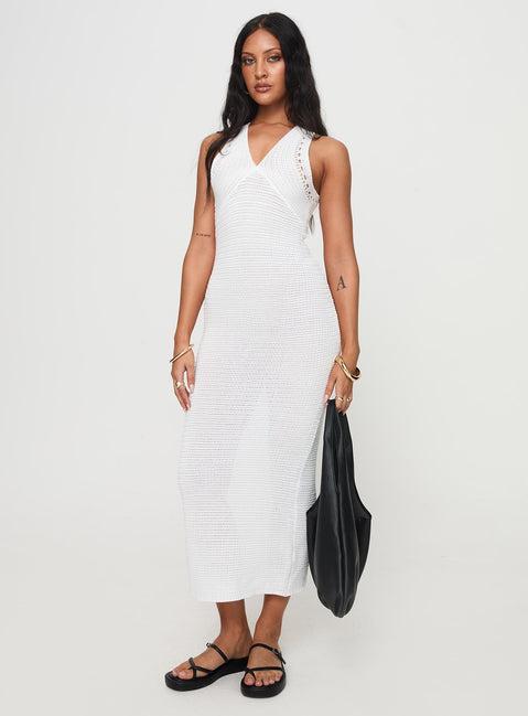 Nyman Maxi Dress White Product Image