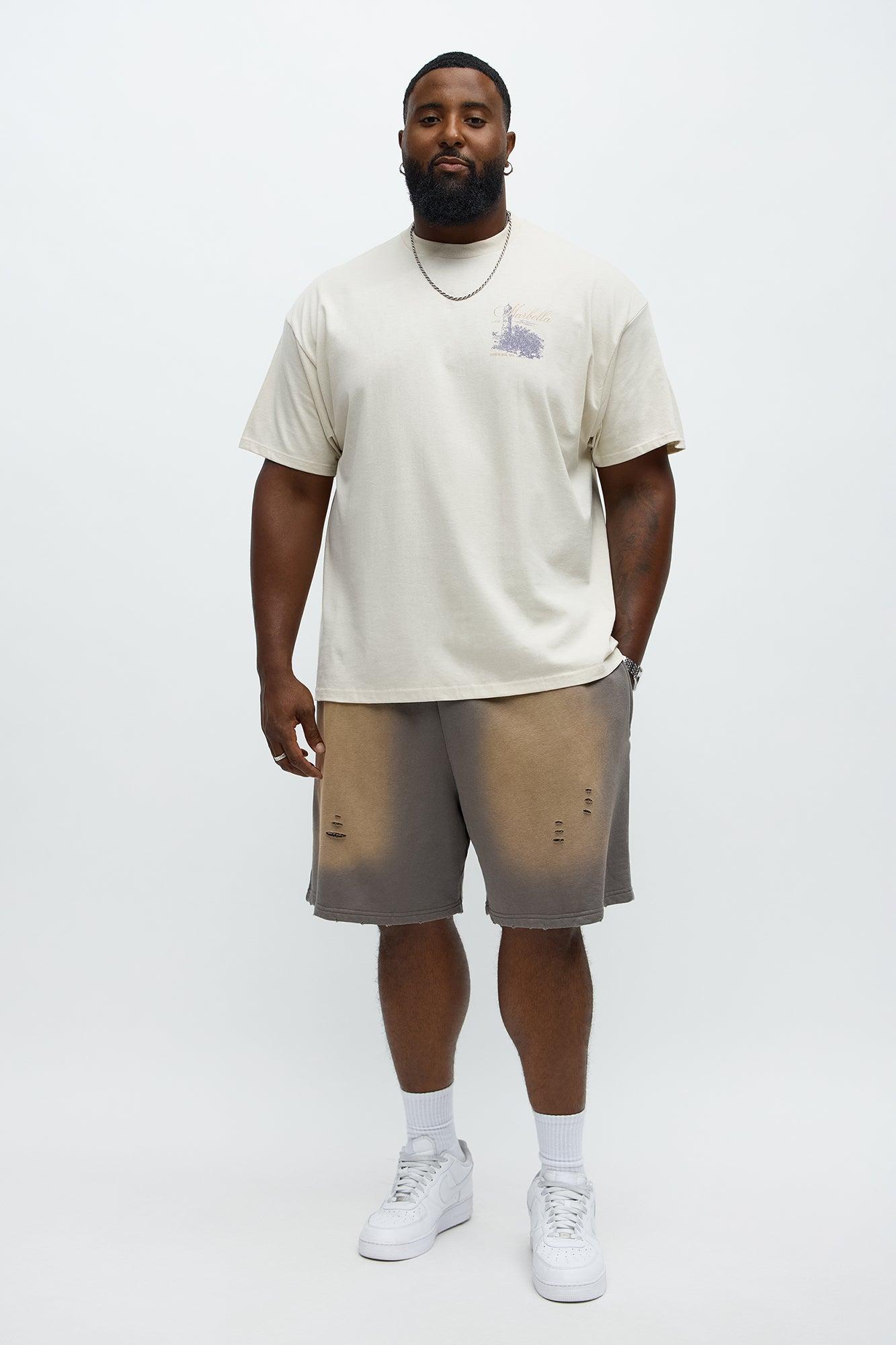 Marbella Spain Short Sleeve Tee - Cream Male Product Image