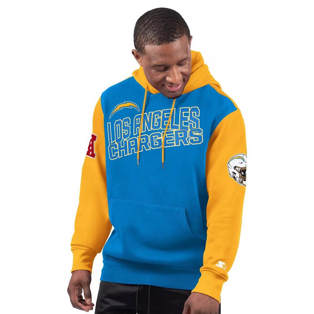 Men's Starter Powder Blue Los Angeles Chargers Extreme Pullover Hoodie, Size: XL, Light Product Image