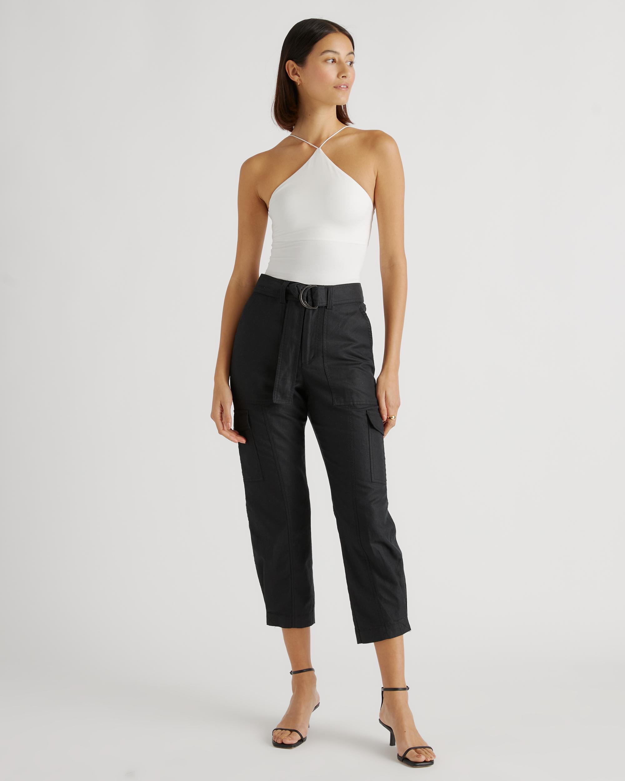 Quince | Women's Cotton Linen Twill Cargo Pants Size XL, Organic Cotton Product Image