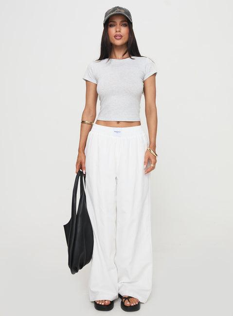 Beach House Pants White Tall Product Image