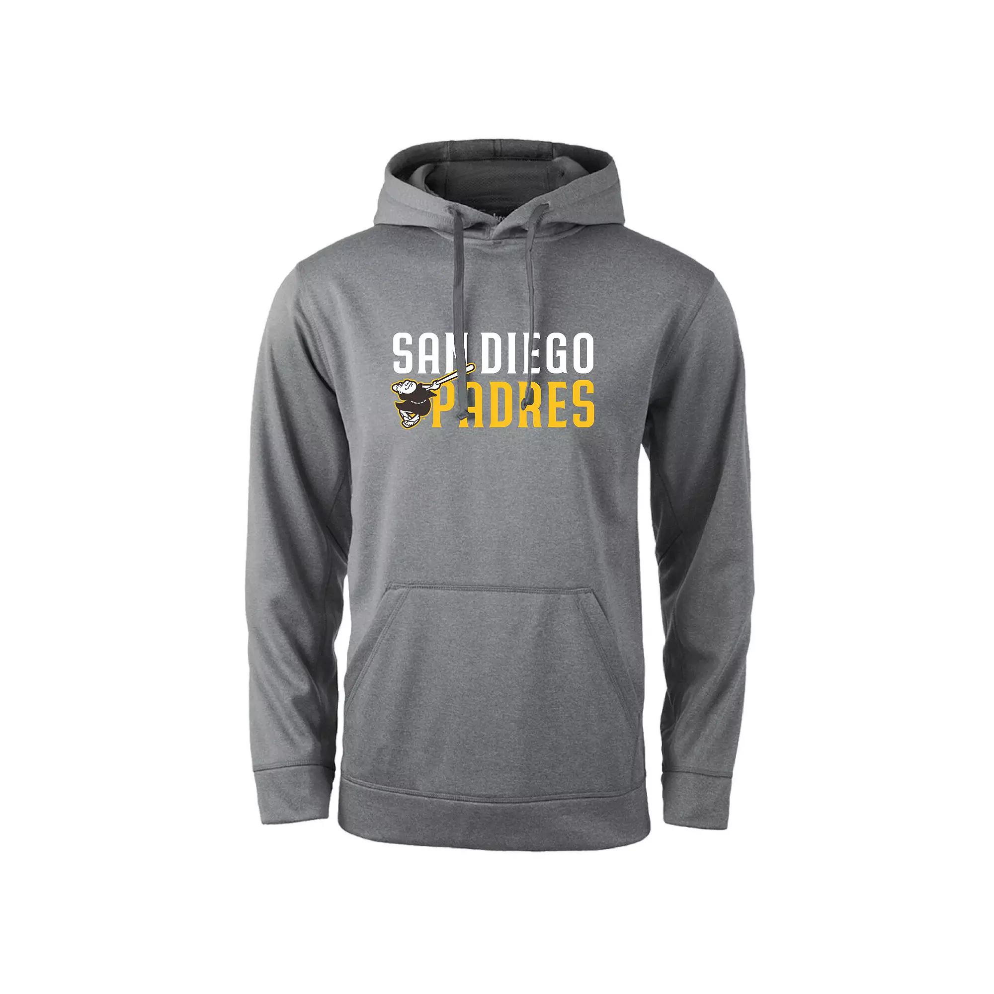 Men's Dunbrooke Heather Gray San Diego Padres Champion Pullover Hoodie,  Product Image
