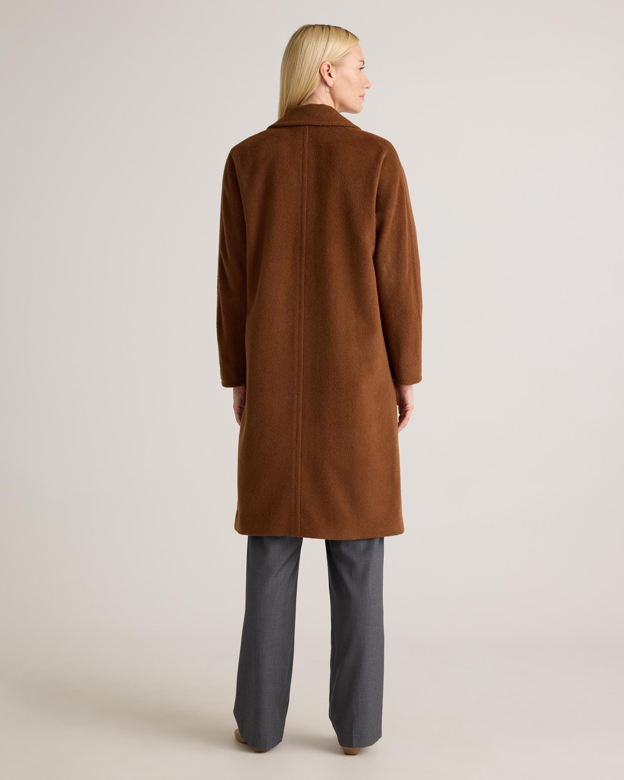 Quince | Women's Camel Hair Double-Breasted Slouch Coat Wool Product Image