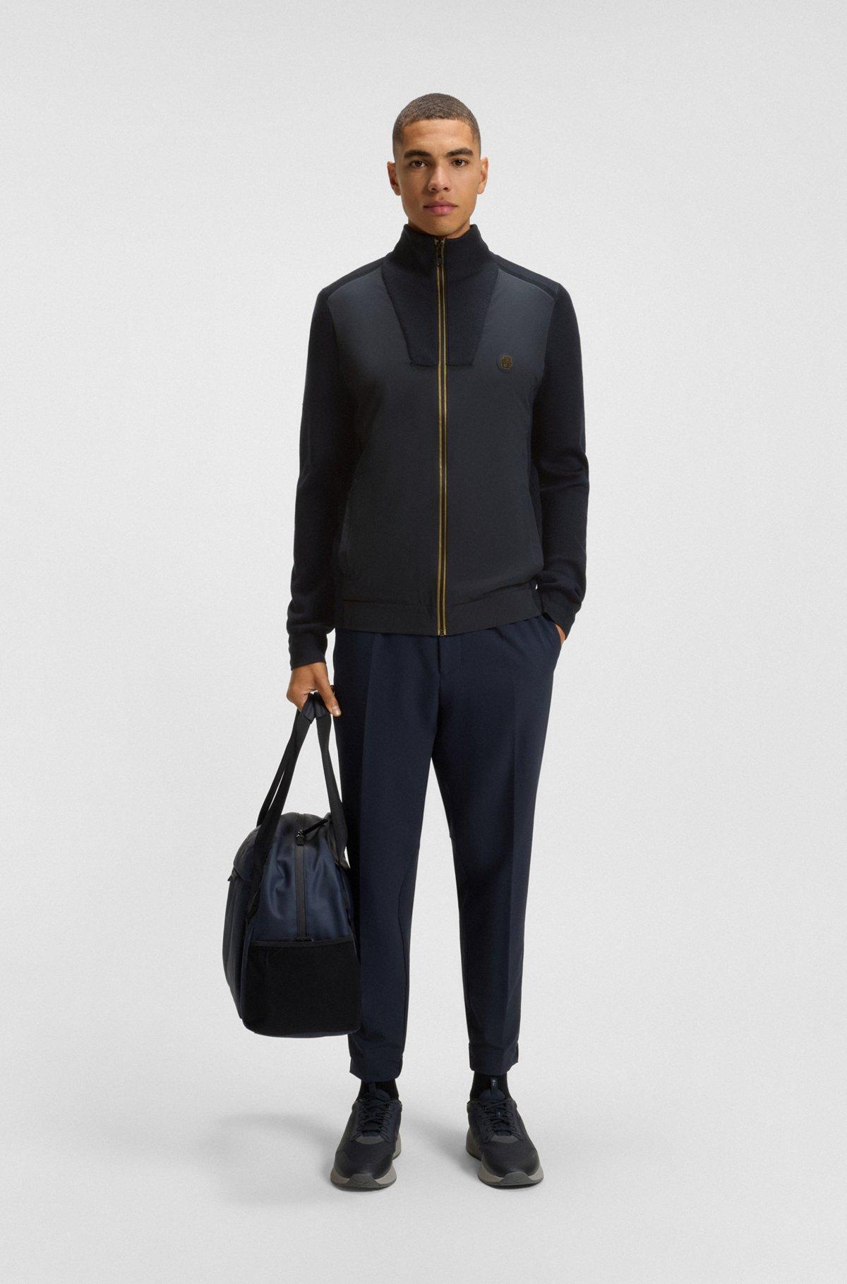 Knitted jacket with Double B monogram Product Image