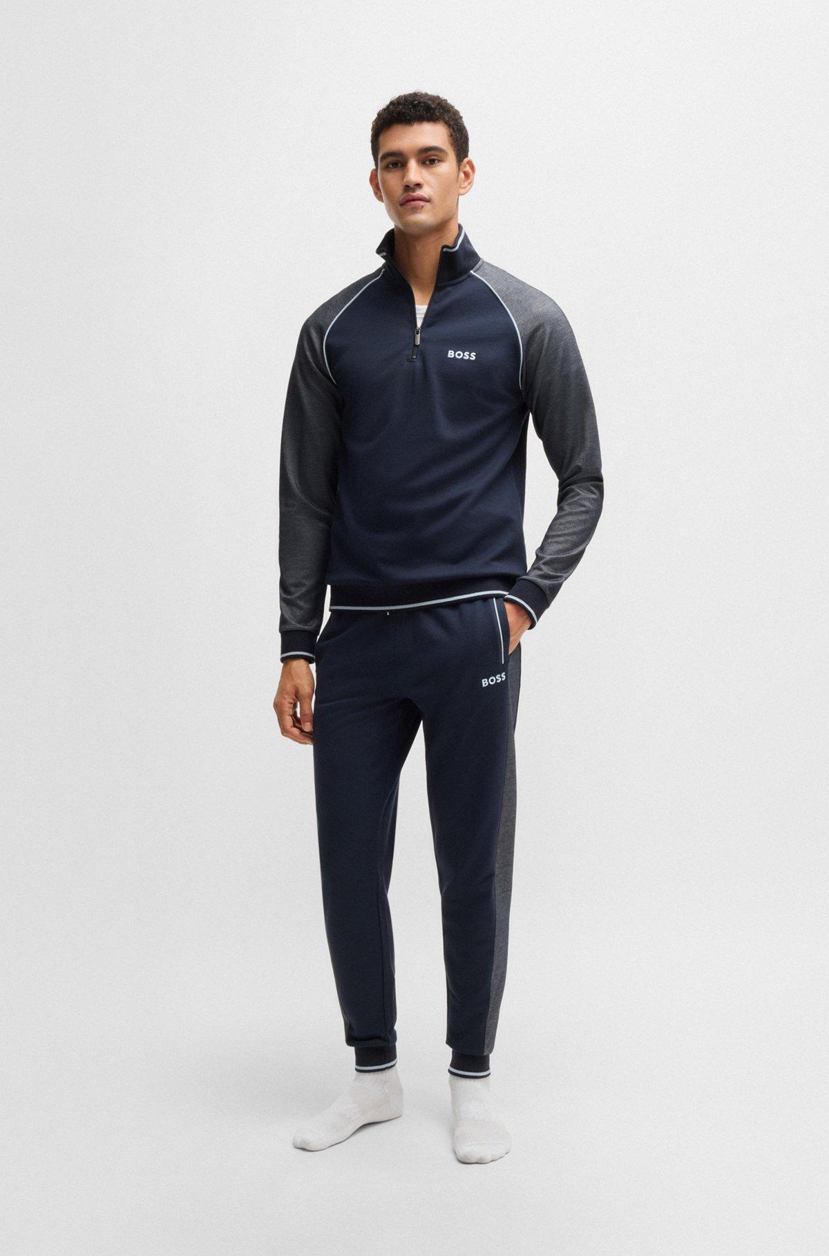 Tracksuit bottoms with contrast piping Product Image