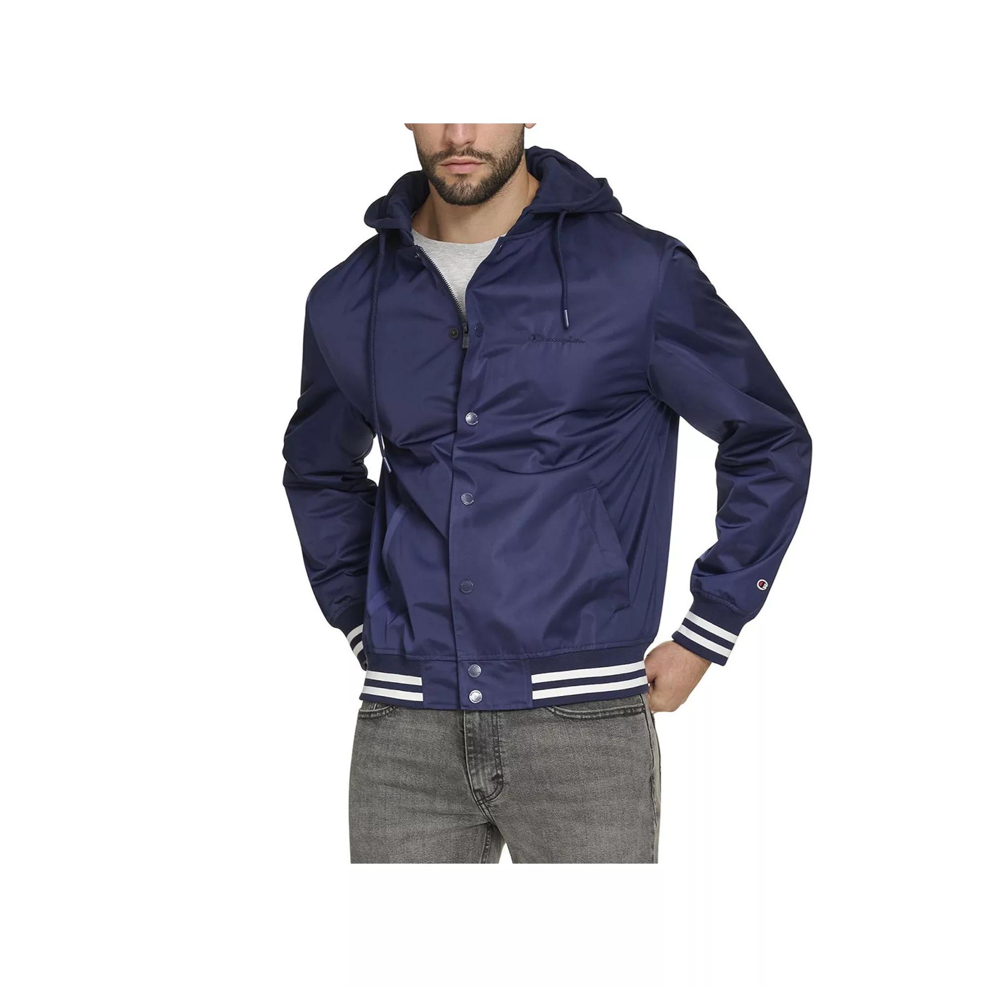 Men's Champion® Hooded Varsity Jacket,  Product Image