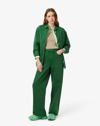 Washed Effect Cable Knit Sweater Product Image