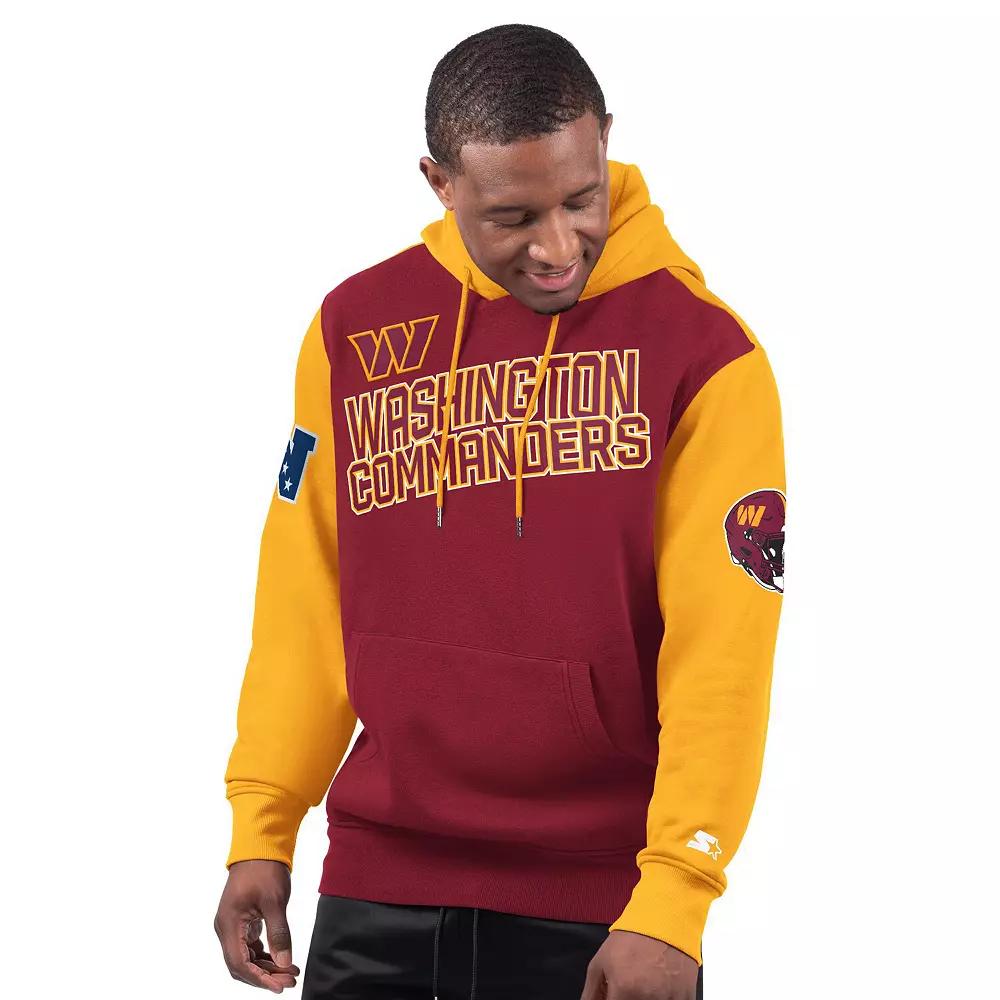Men's Starter Burgundy Washington Commanders Extreme Pullover Hoodie, Size: Large, Wft Med Re Product Image