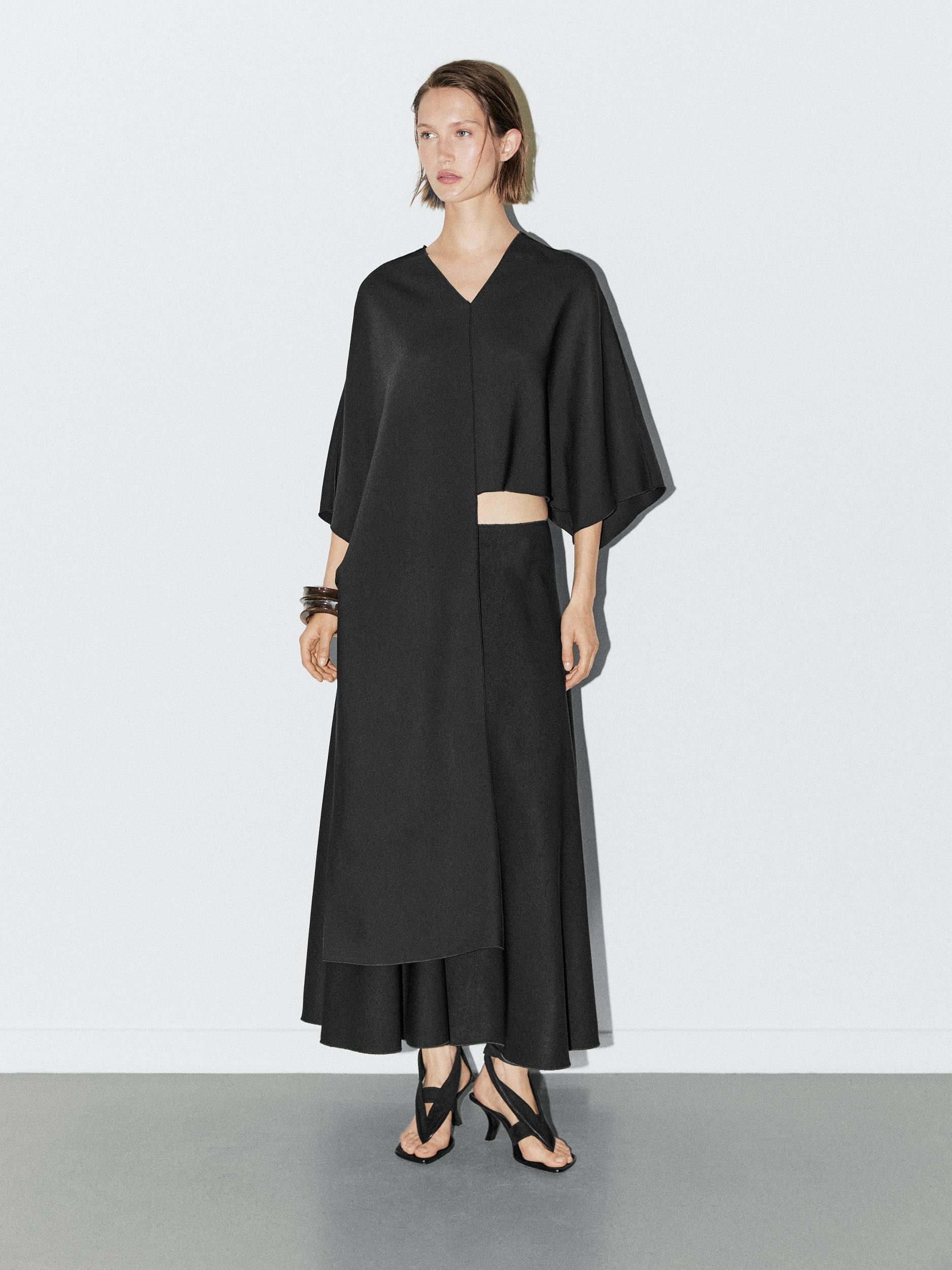 Flowing flounce skirt - STUDIO Product Image