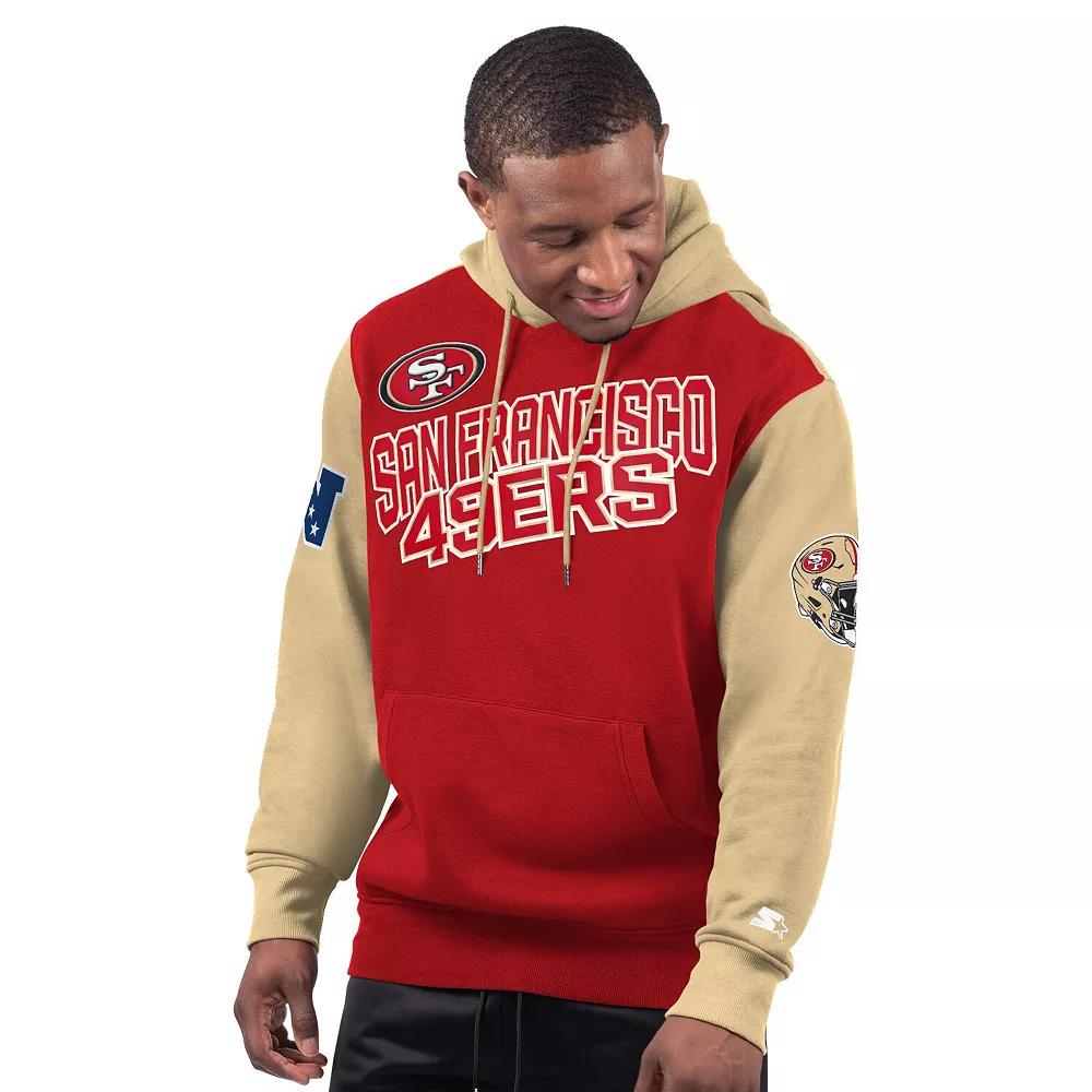 Men's Starter Scarlet San Francisco 49ers Extreme Pullover Hoodie, Size: XL, Red Product Image