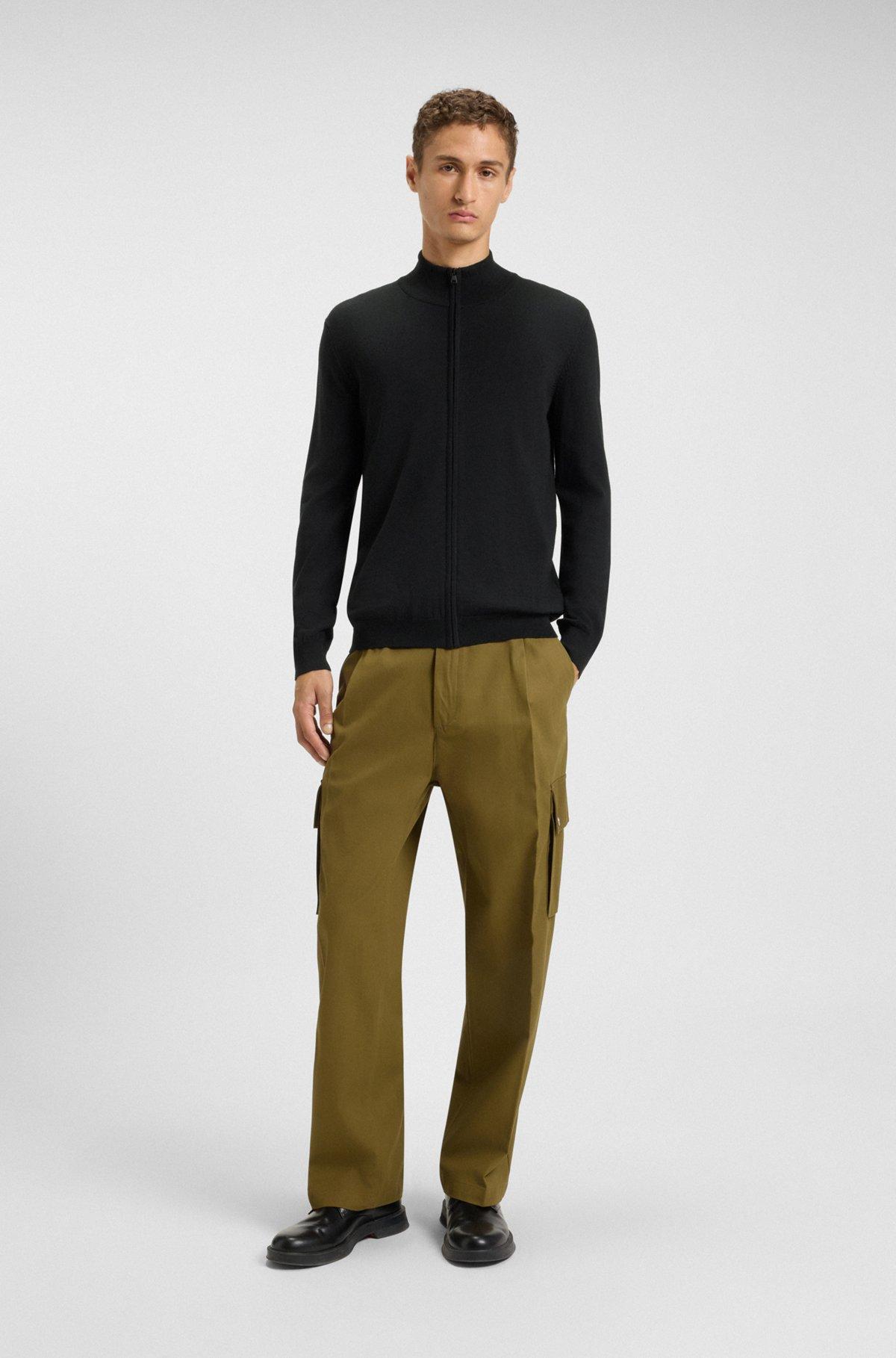 Regular-fit jacket in a virgin-wool blend Product Image