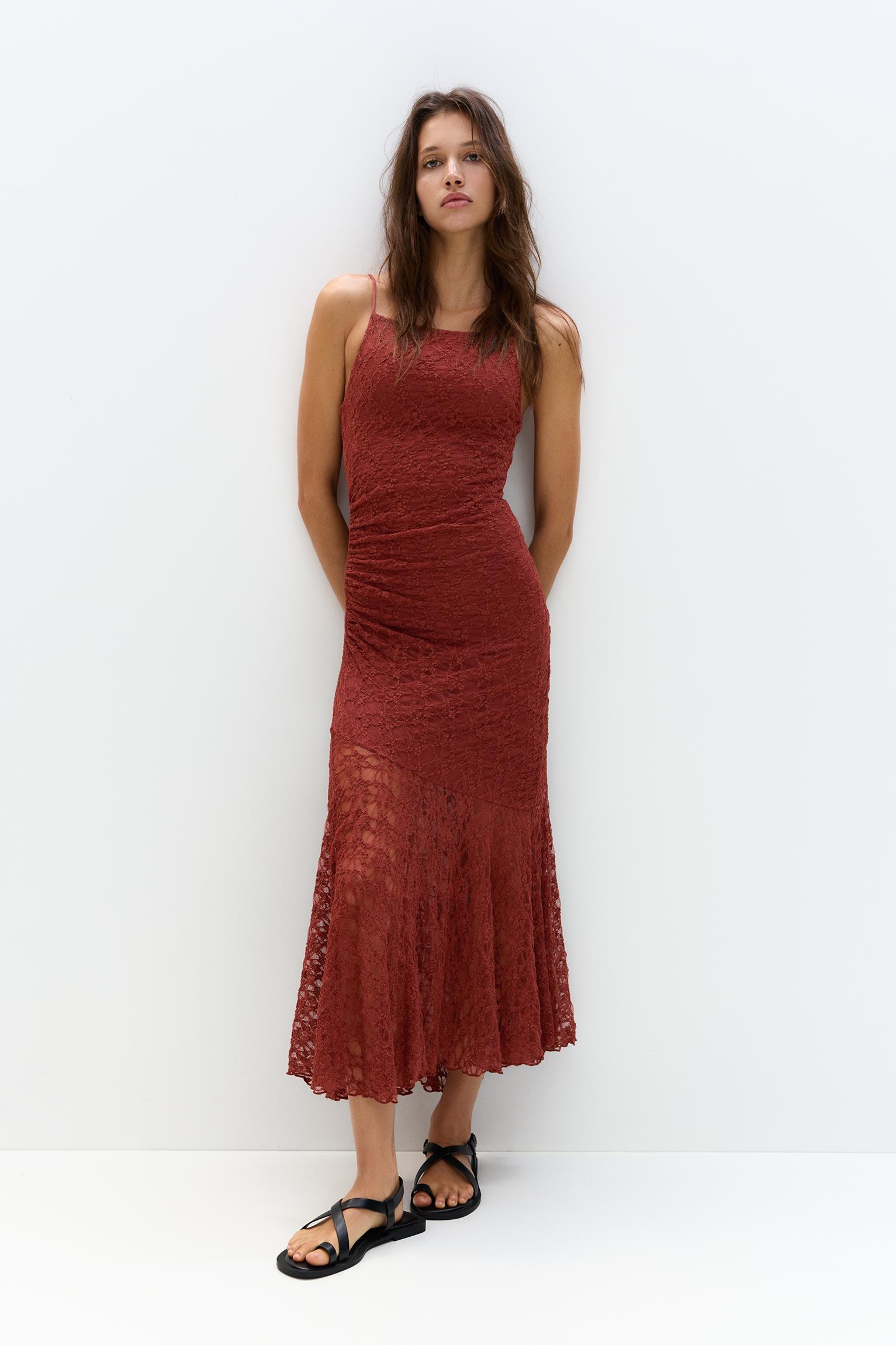 Lace midi dress Product Image