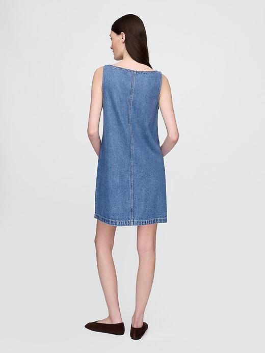UltraSoft Denim Mini Dress Product Image