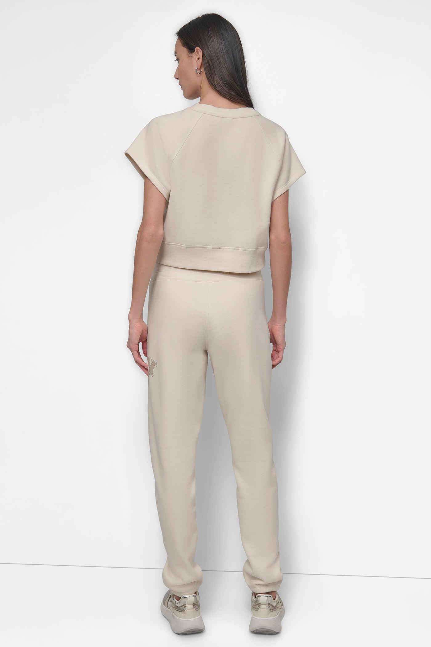 CROPPED CRYSTAL LOGO PERFORMANCE SWEATSHIRT Product Image