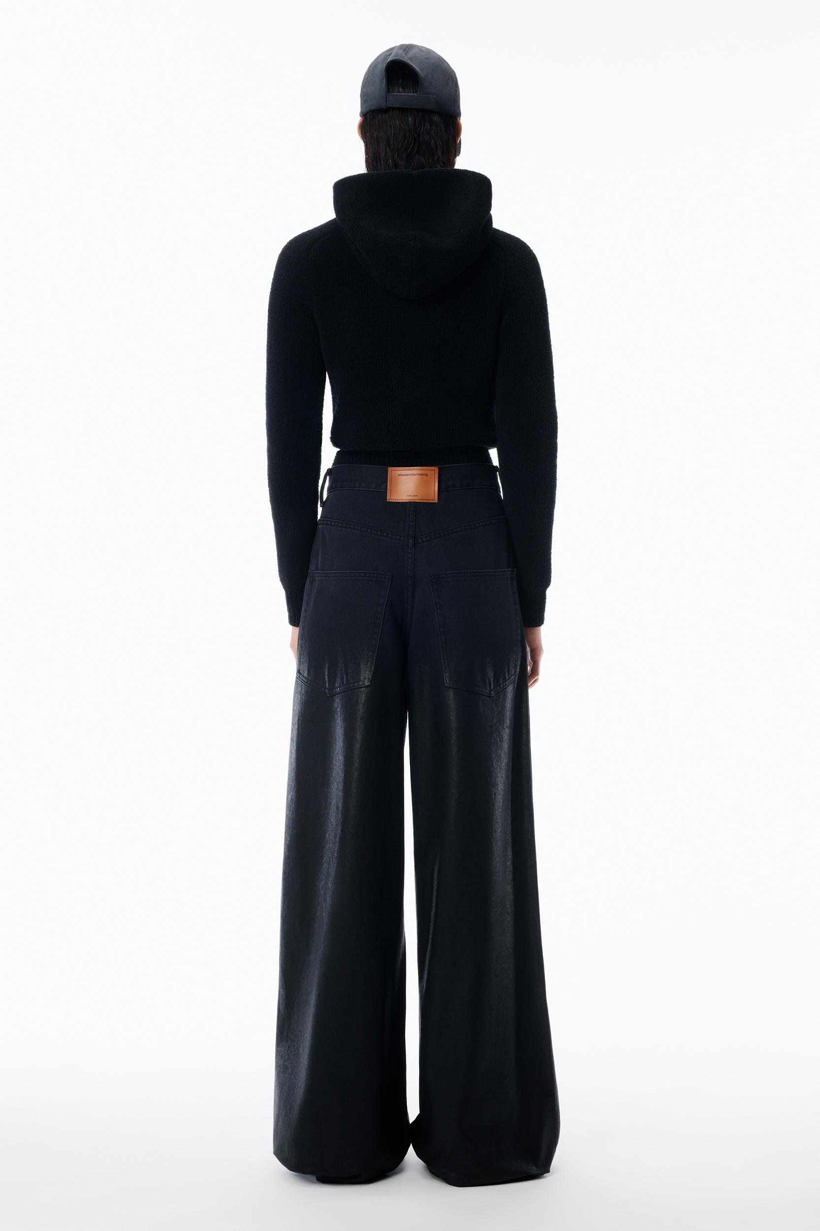 Knit Logo Zip-up Hoodie In Fleece Product Image