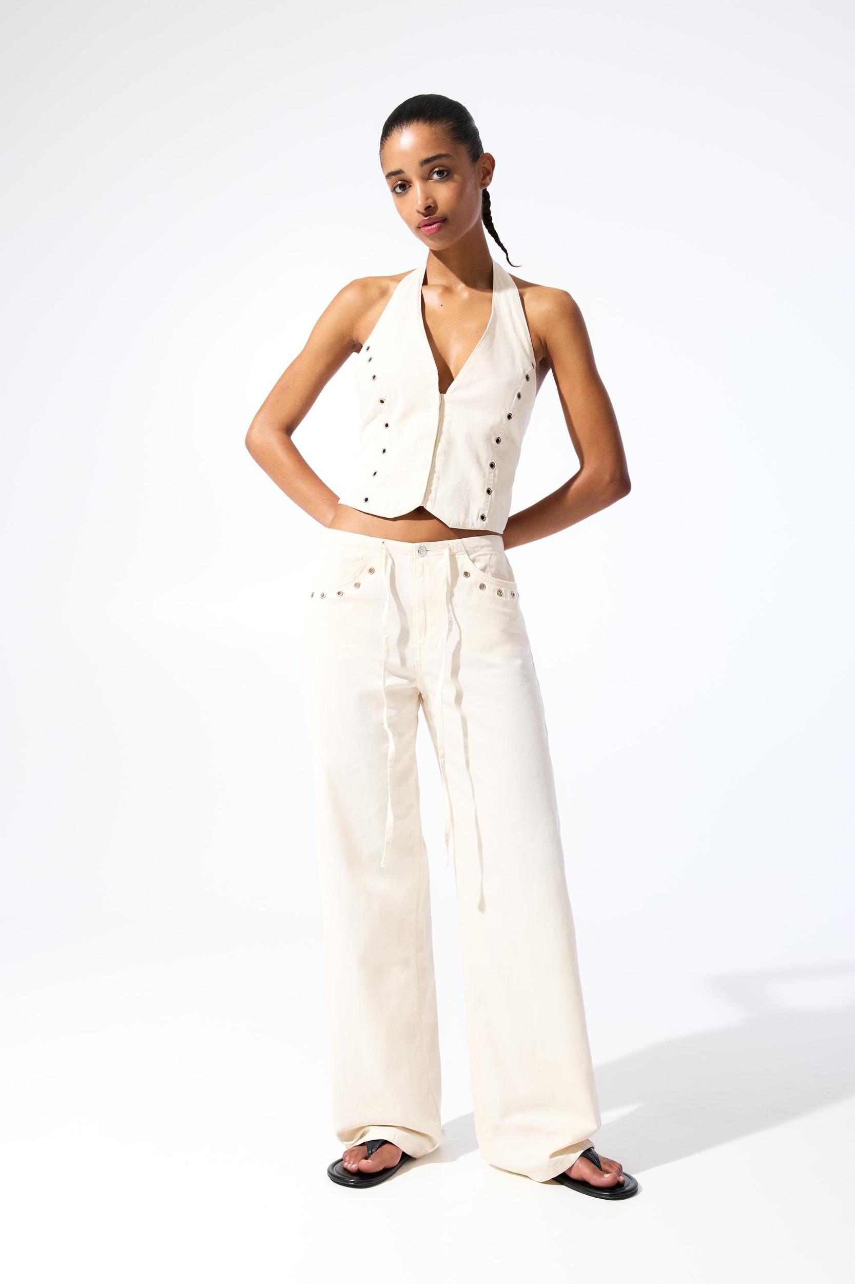 Studded halter top Product Image