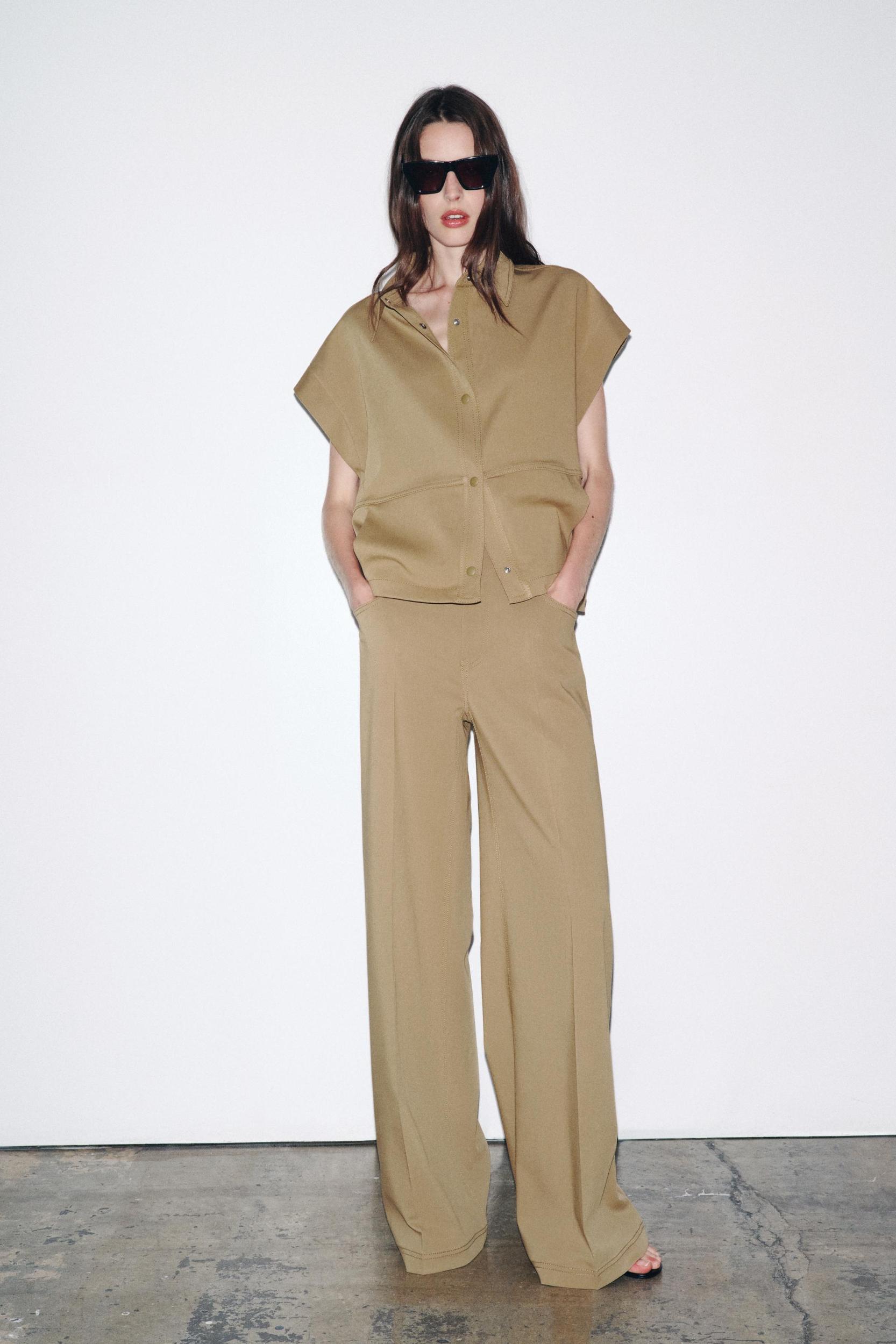 ZW COLLECTION WIDE LEG PANTS Product Image