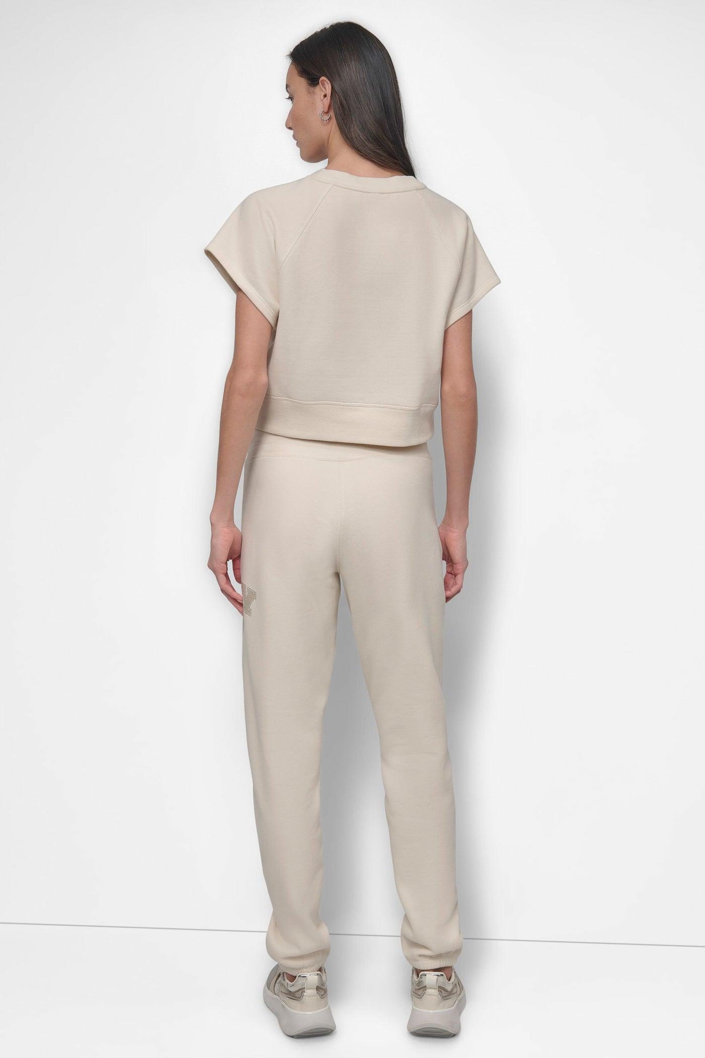 ARCHED DKNY 89 DISTRESSED RHINESTONE LOGO RELAXED Product Image