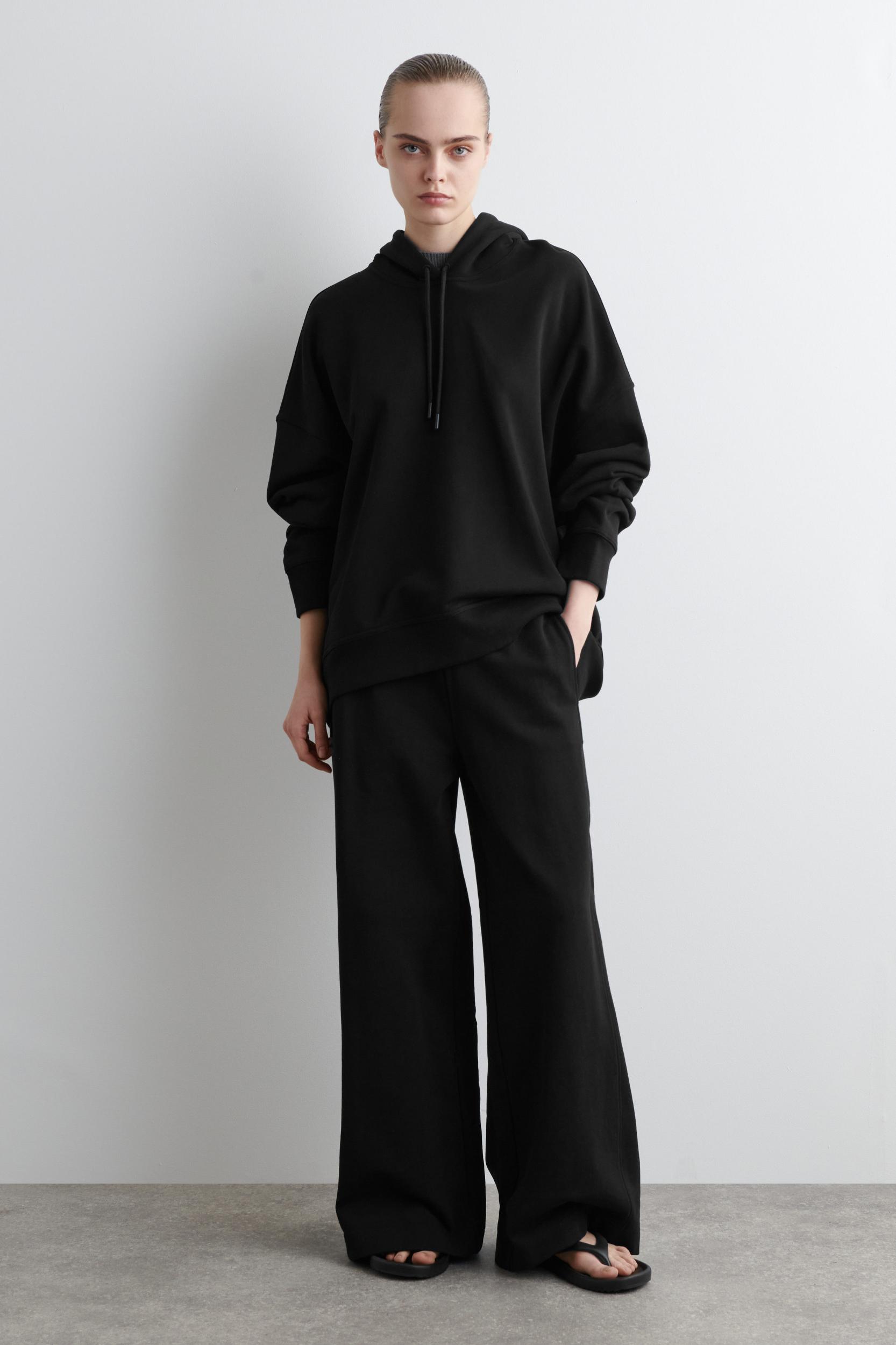 JERSEY WIDE-LEG JOGGERS Product Image