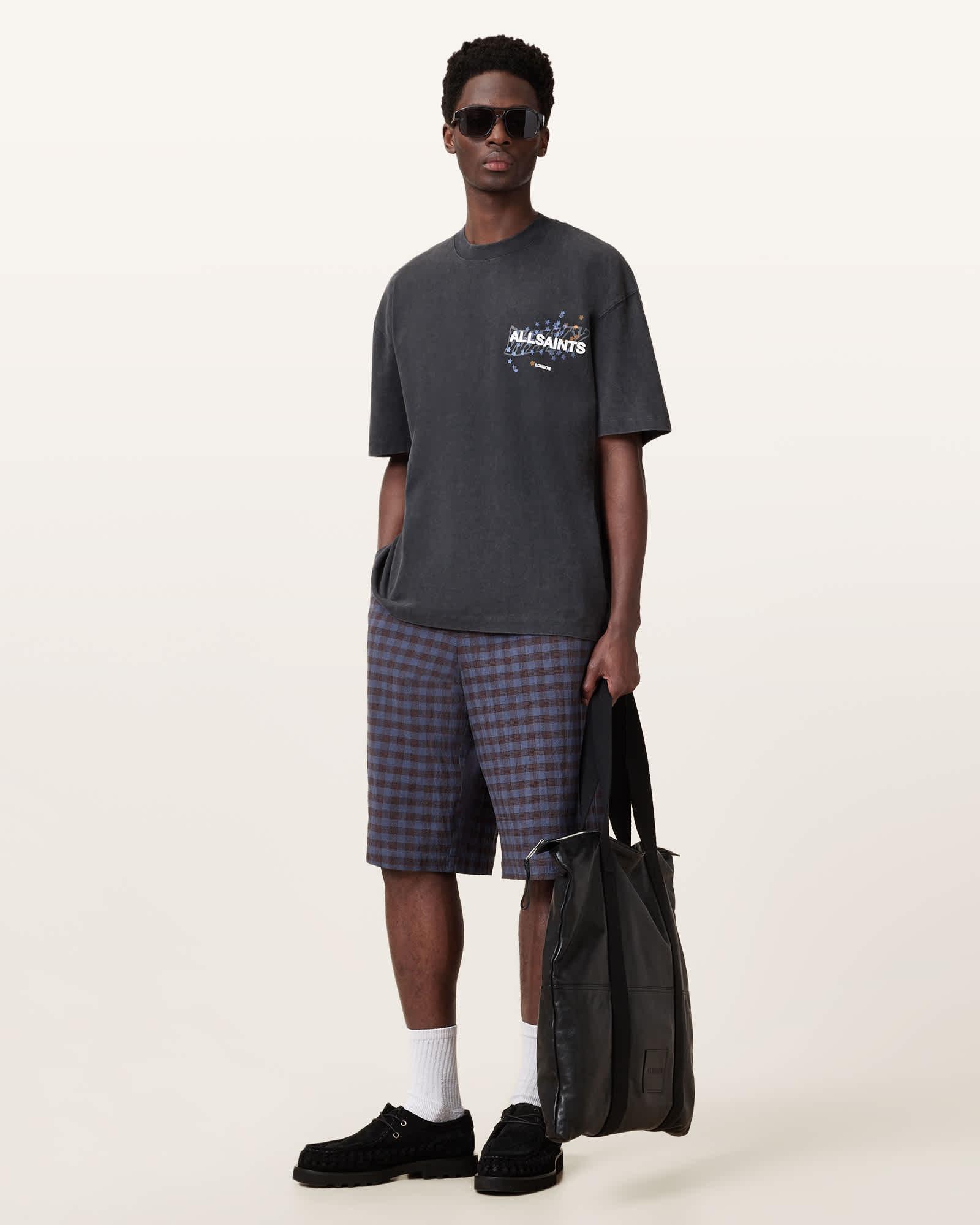 Wavy Oversized Crew Neck T-Shirt Product Image